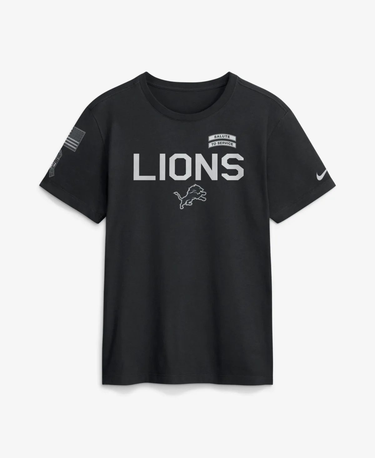 Detroit Lions 2026 Salute to Service Sideline Dri-Fit T-Shirt