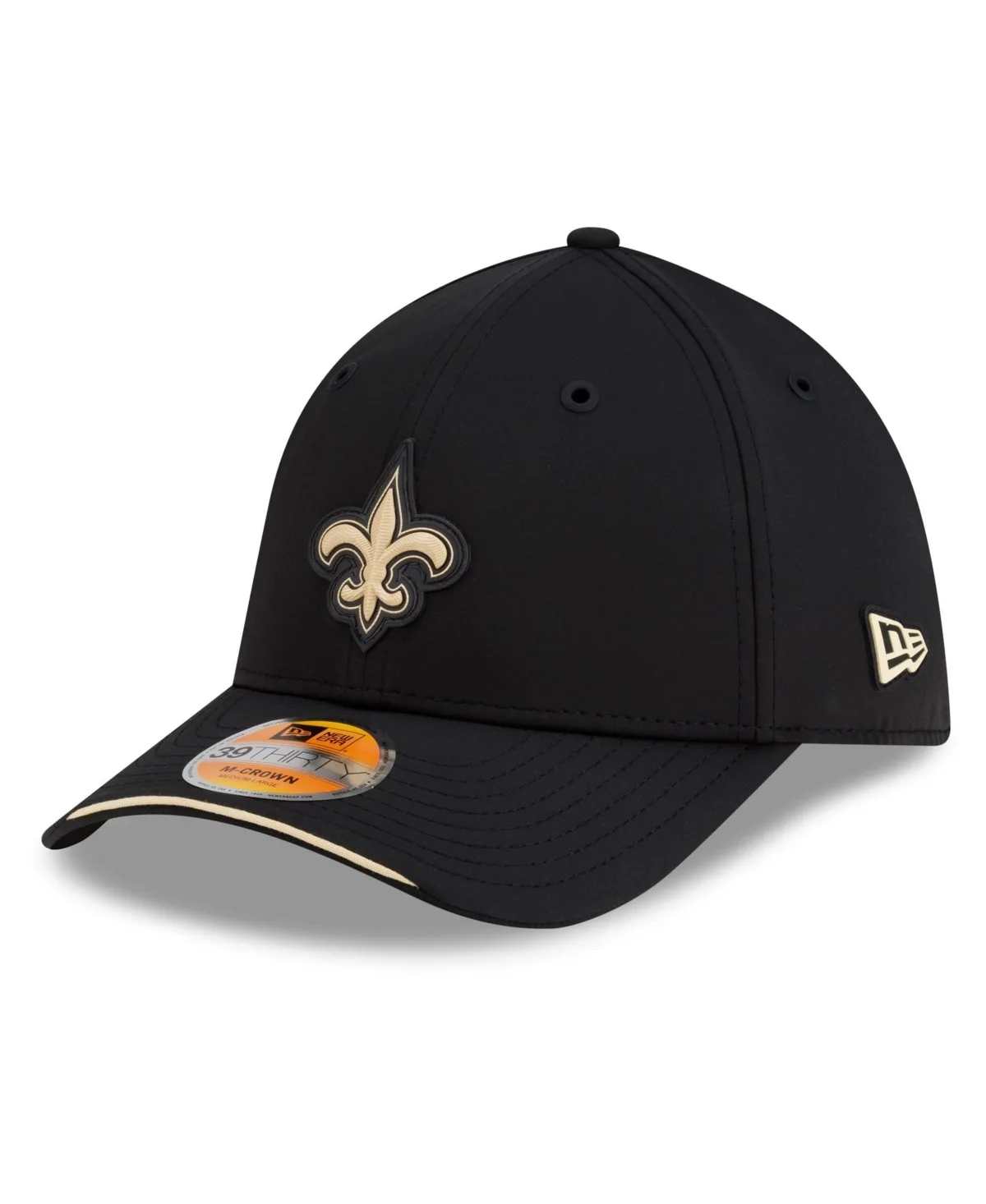 New Orleans Saints 2026 Sideline 39THIRTY M-Crown Flex Hat by New Era