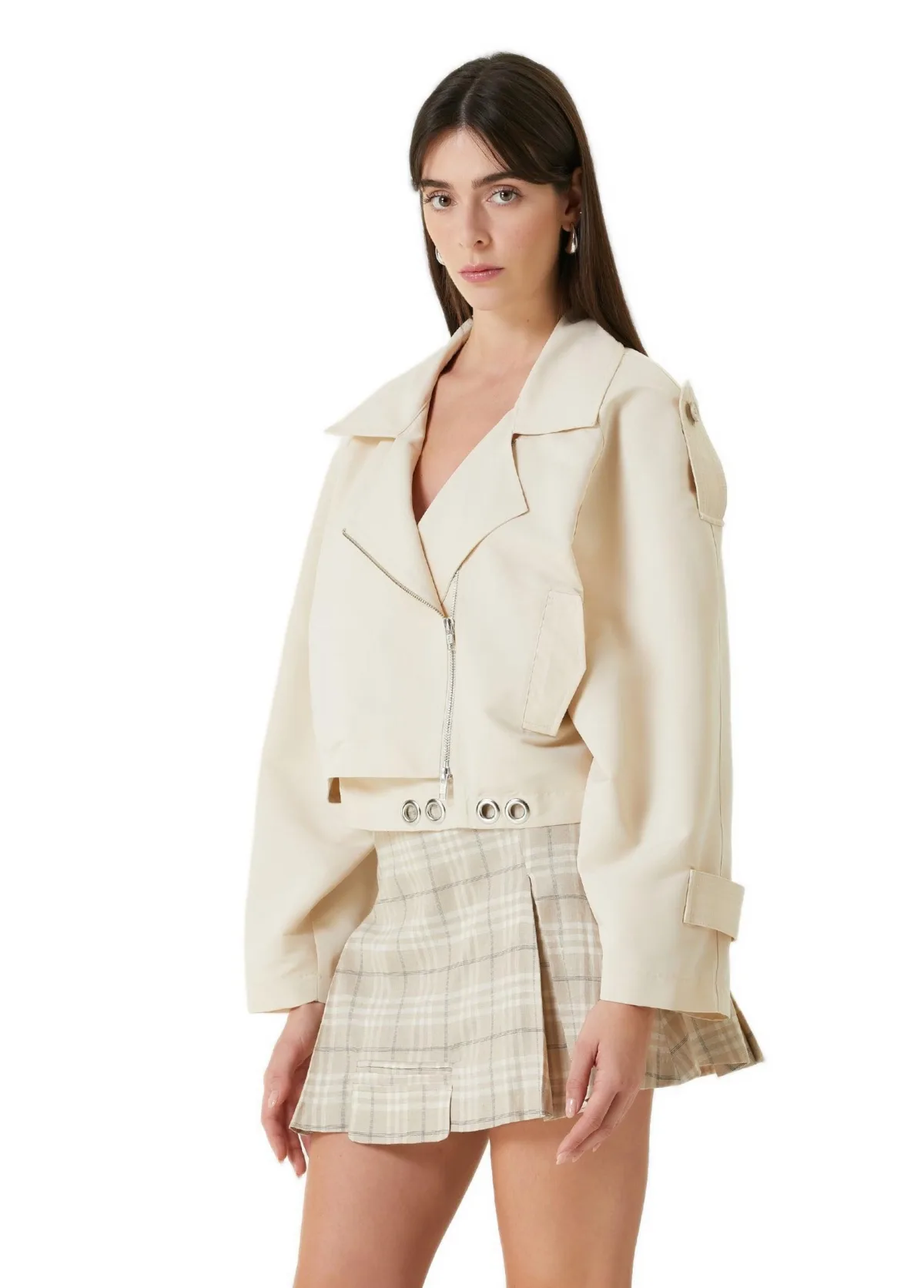 Free Heaven Cropped Trenchcoat by Pcfg