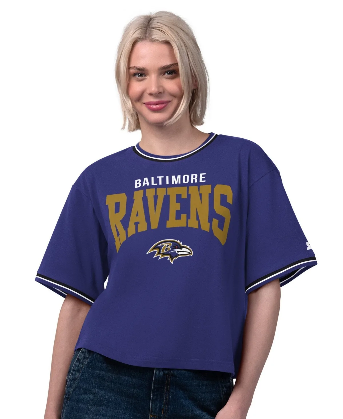 Baltimore Ravens Ace Cropped T-Shirt