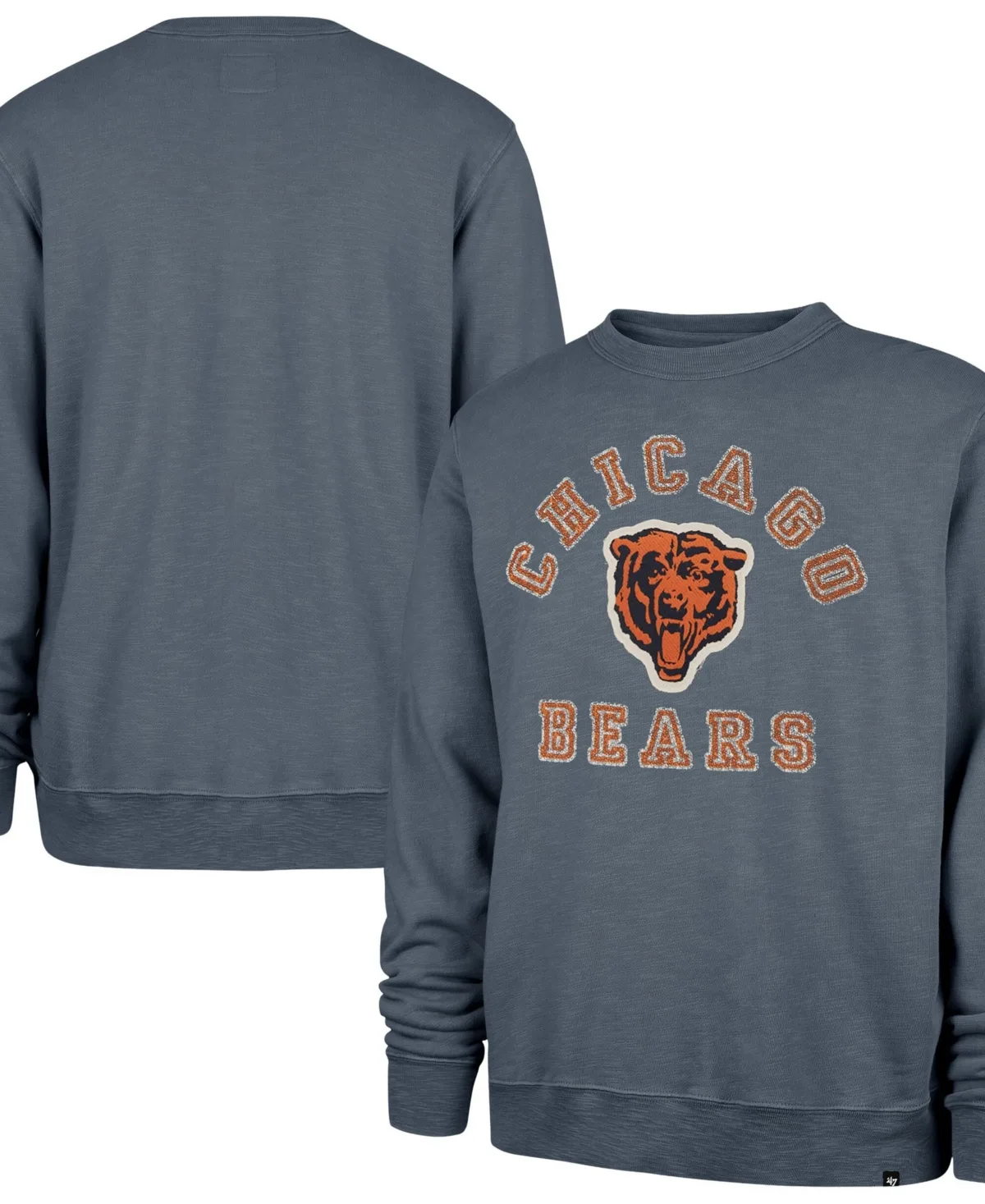 Chicago Bears Calderwood Well Worn French Terry Sweatshirt by 47 Brand
