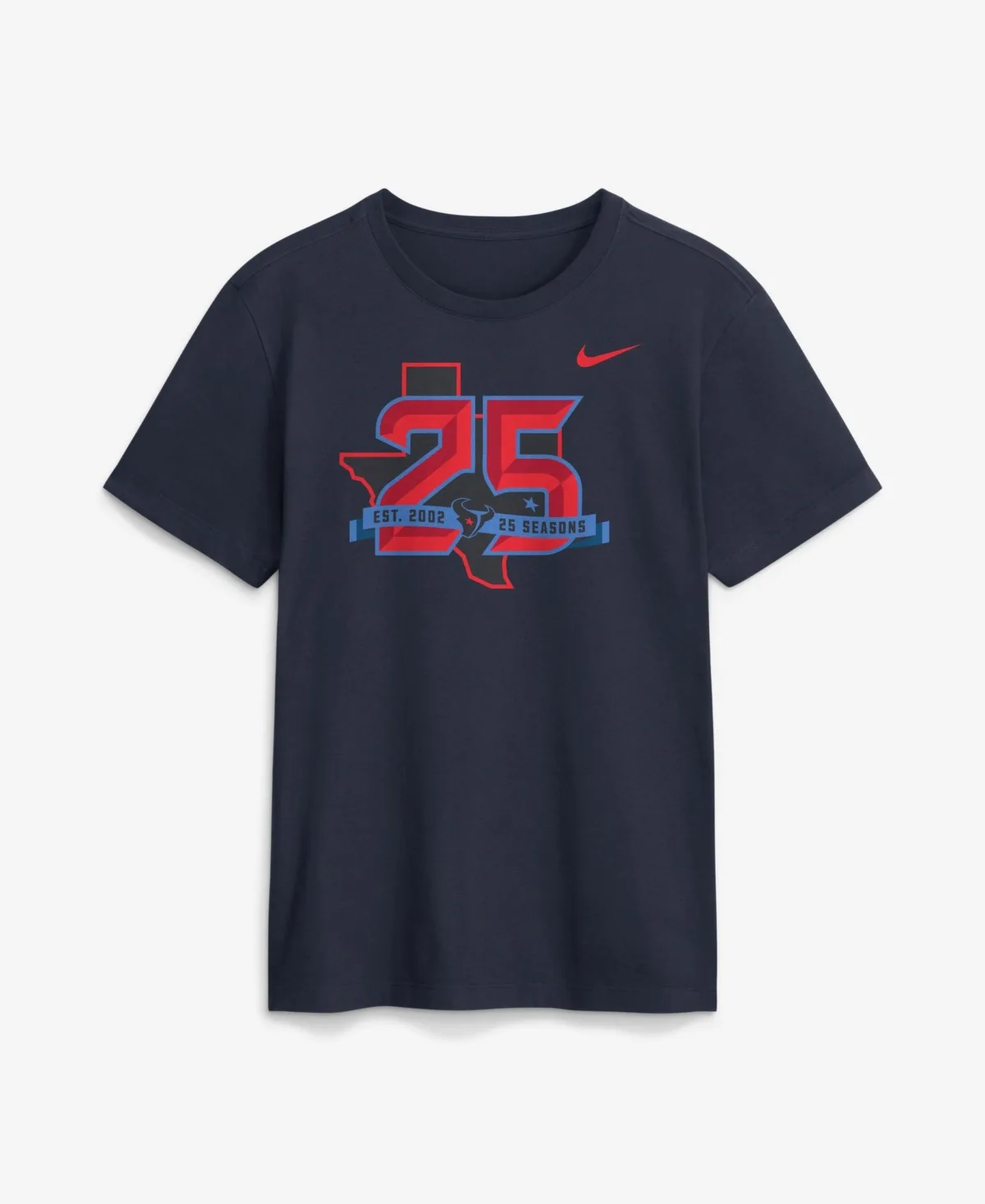 Houston Texans 25th Anniversary T-Shirt by Nike