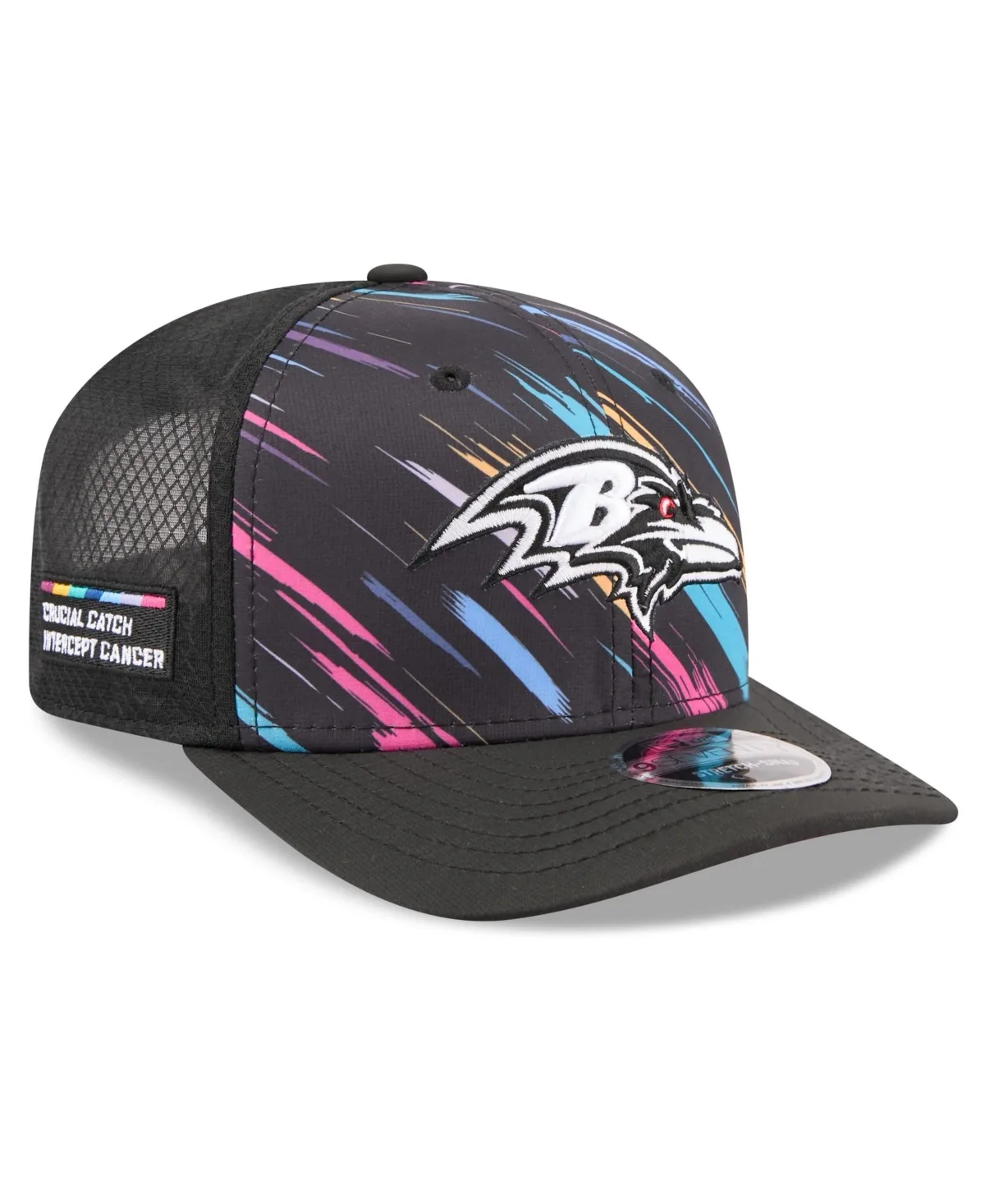 Baltimore Ravens 2026 NFL Crucial Catch 9SEVENTY Adjustable Trucker Hat by New Era