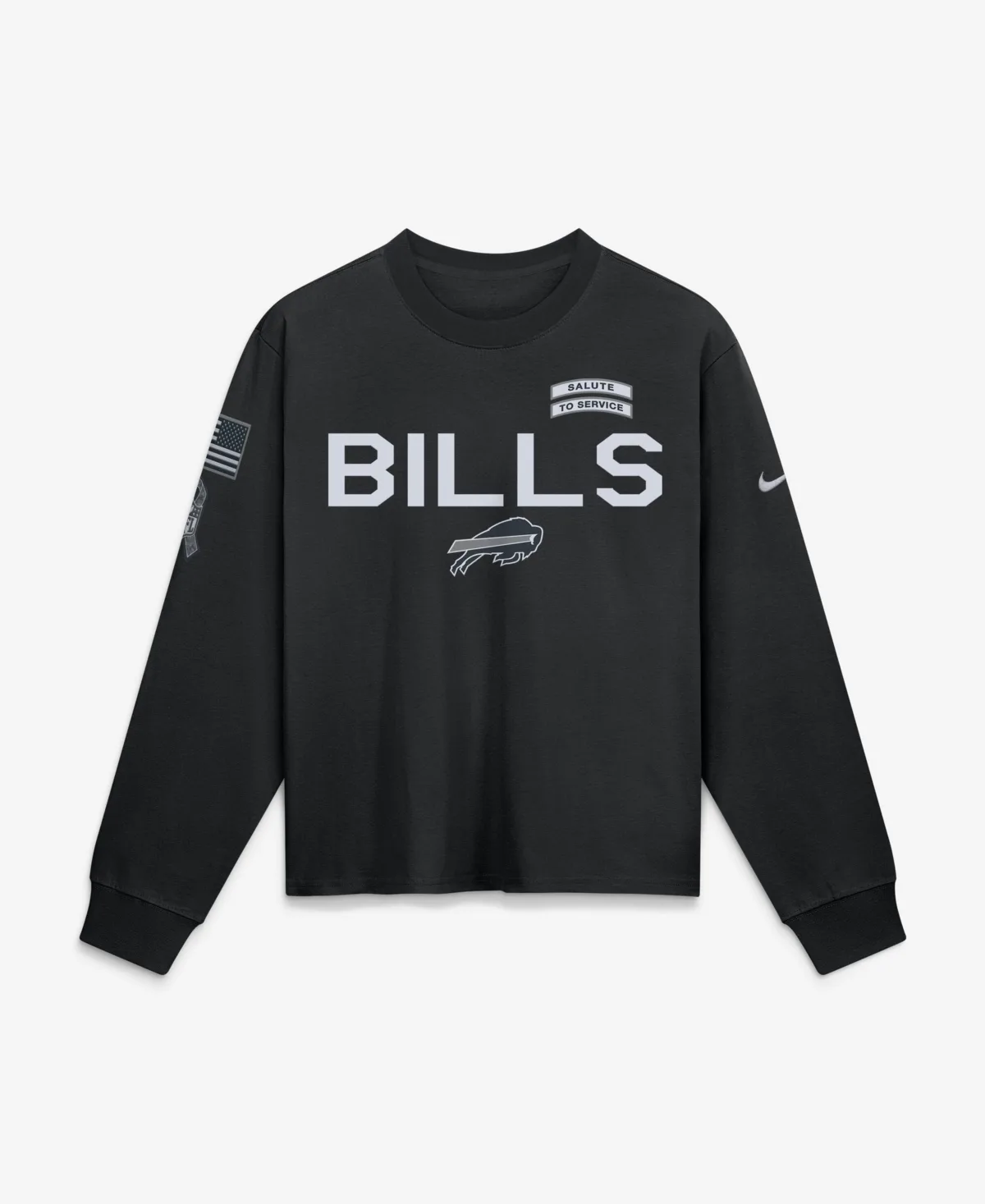 Buffalo Bills 2026 Salute to Service Sideline Long Sleeve T-Shirt by Nike