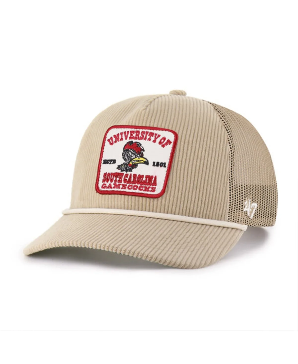 South Carolina Gamecocks Cordlandia Hitch Adjustable Hat by 47 Brand