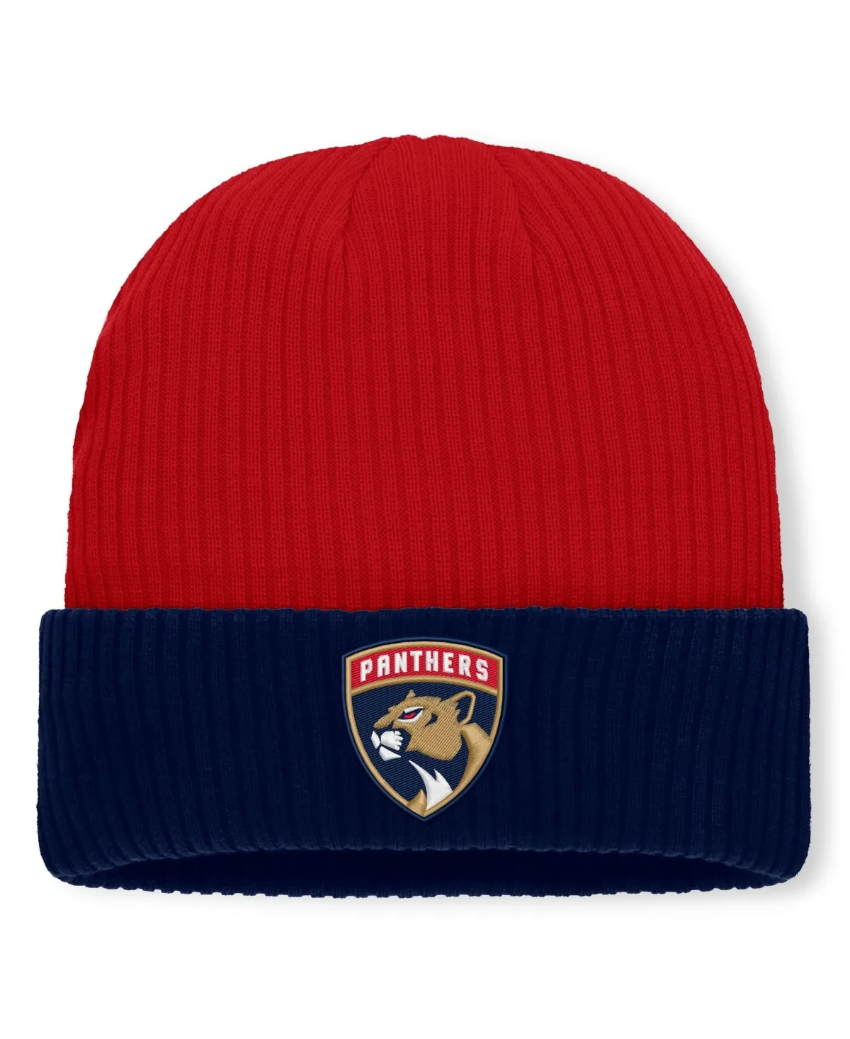 Florida Panthers Authentic Pro Rink Cuffed Knit Hat by Fanatics