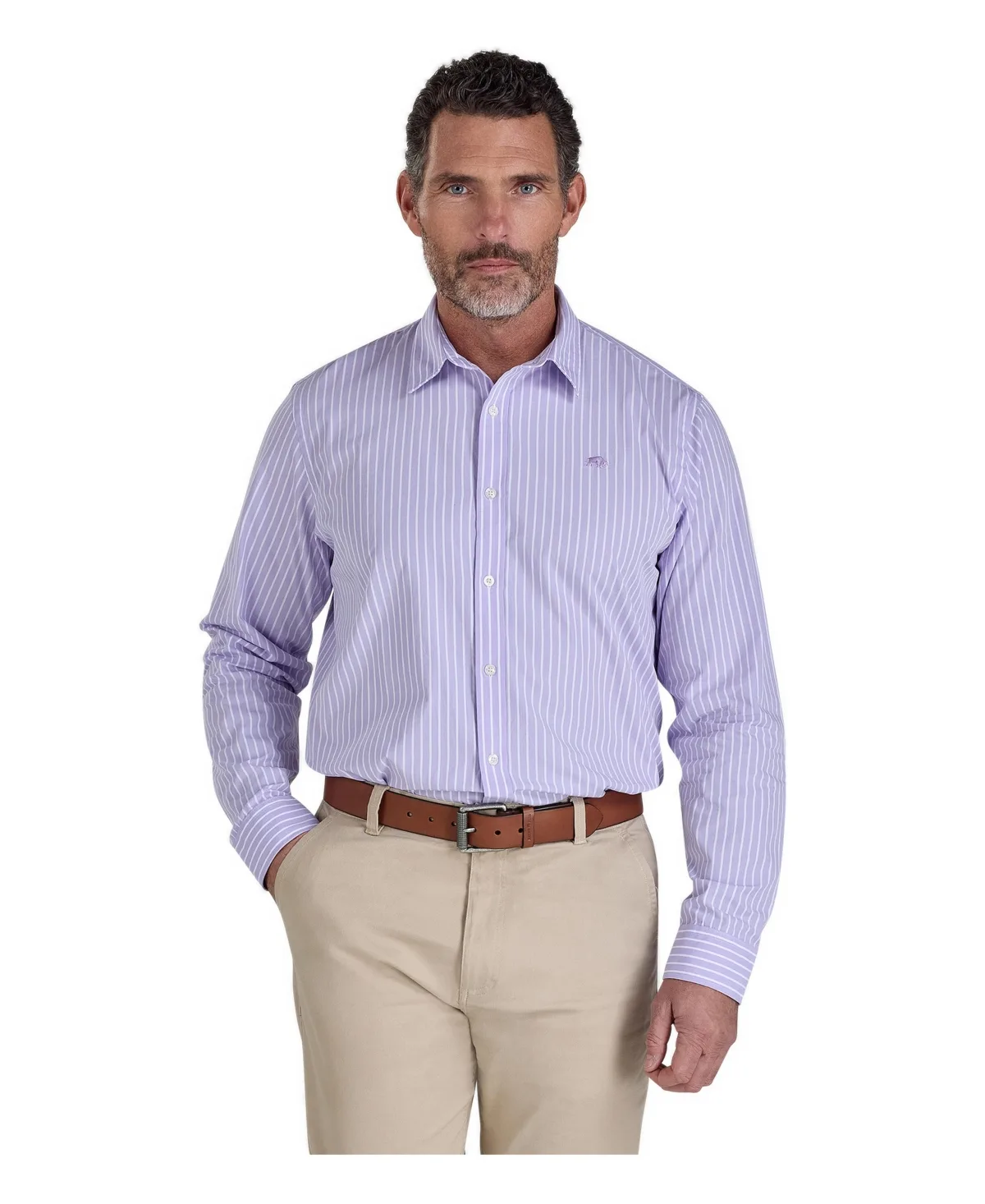 Long Sleeve Stripe Shirt by Raging Bull