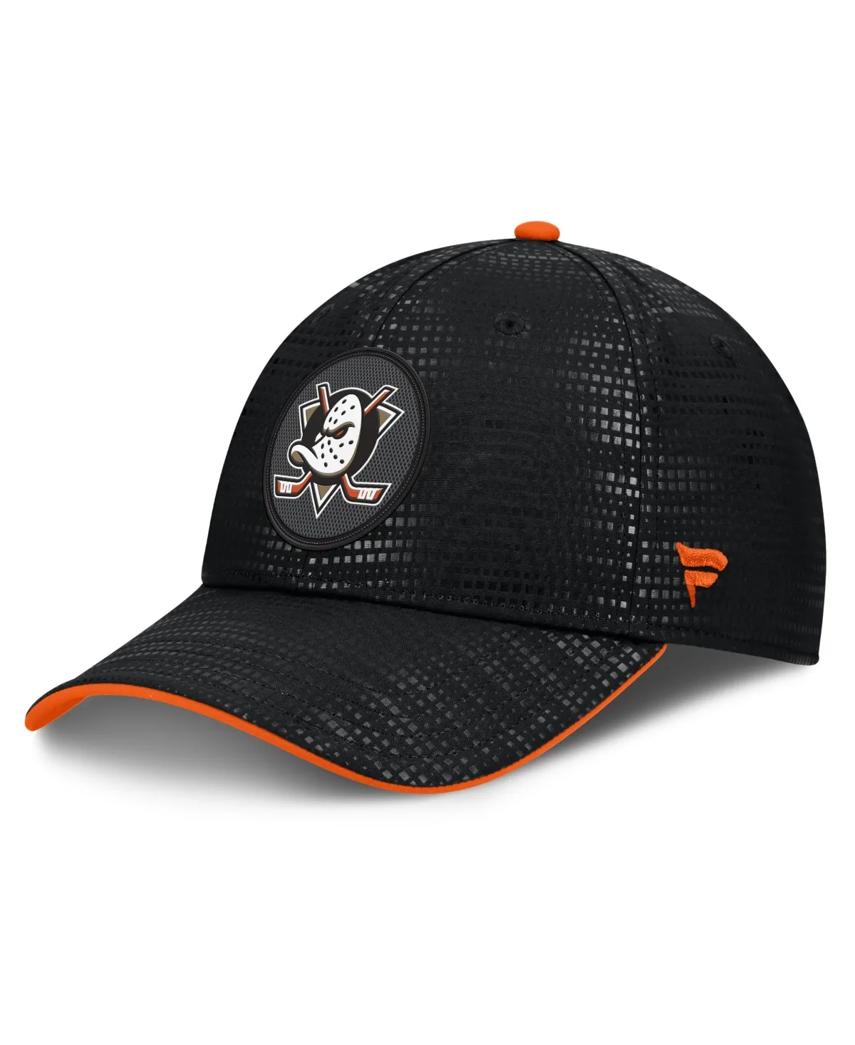 Anaheim Ducks Authentic Pro Rink Debossed Stretch Fit Hat by Fanatics