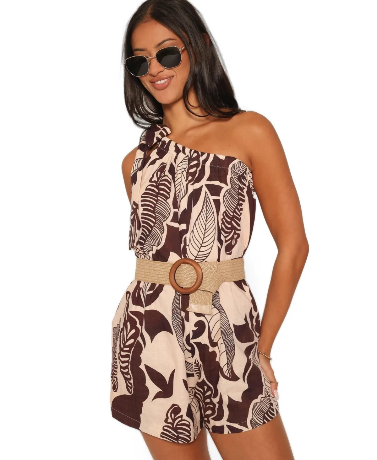 Miffy One Shoulder Romper by Petal and Pup