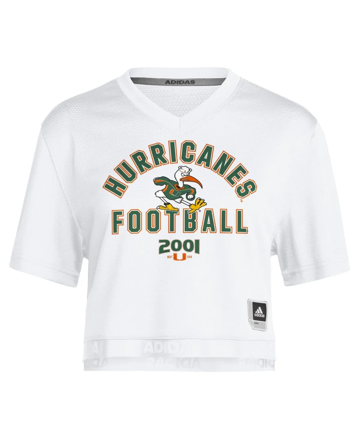 Miami Hurricanes Its Back Cropped Football Jersey by adidas