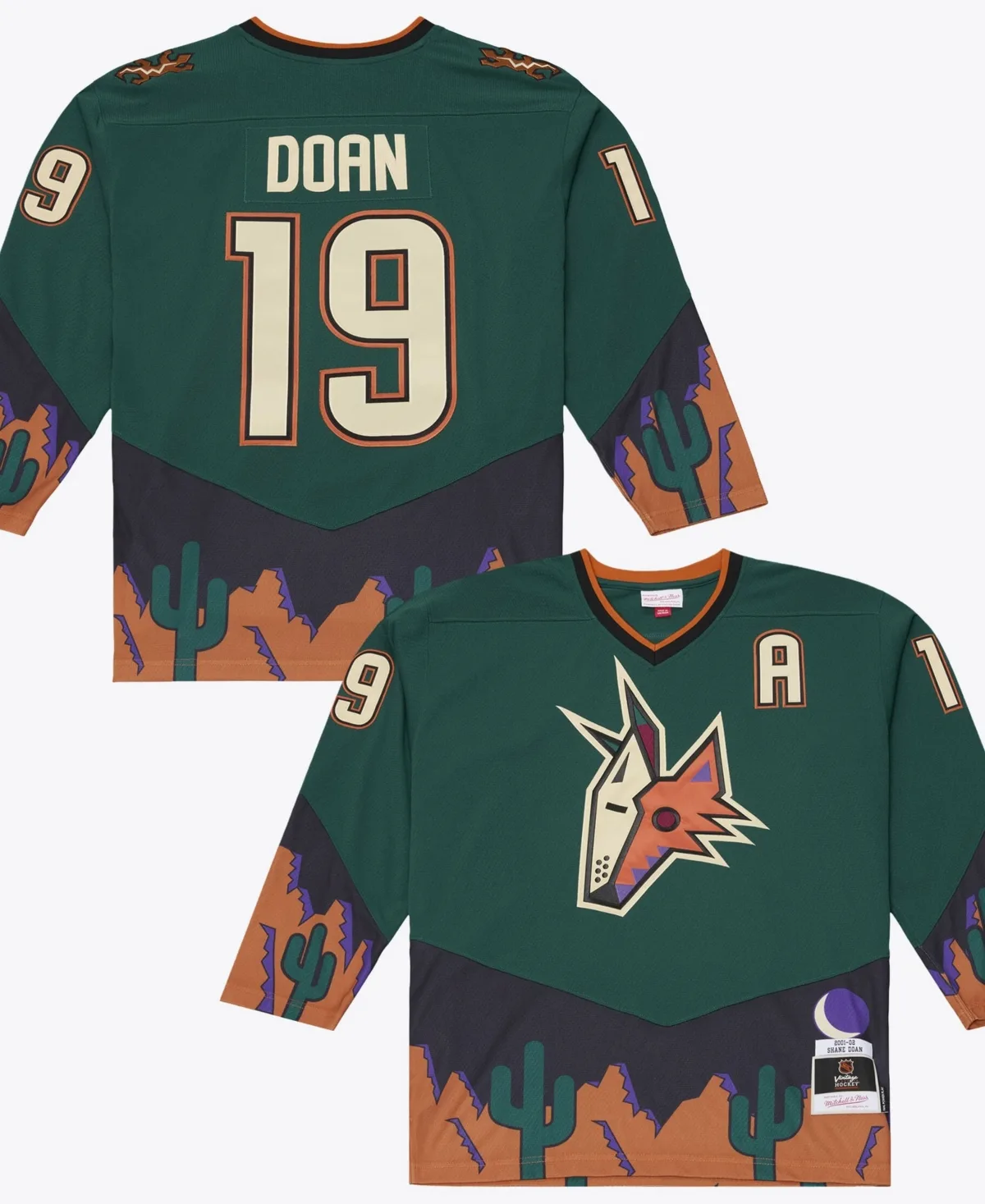 Shane Doan Phoenix Coyotes 2001/02 Alternate Captain Patch Power Play Jersey by Mitchell & Ness