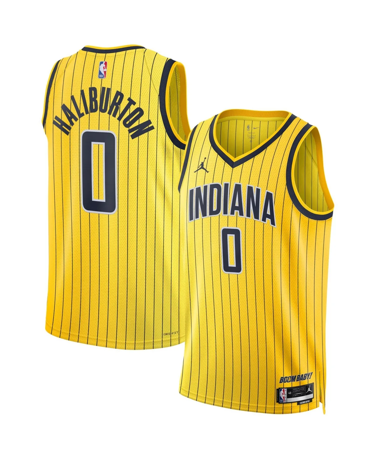 Tyrese Haliburton Indiana Pacers Swingman Jersey by Jordan