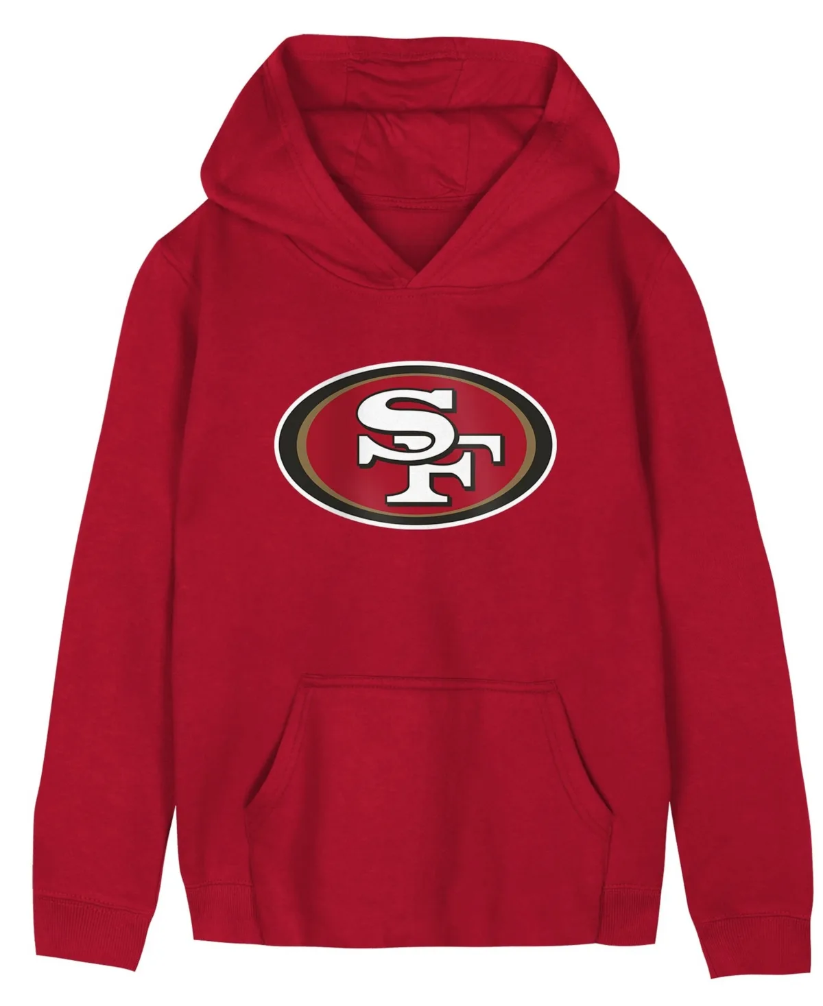 San Francisco 49ers Primary Logo Fleece Hoodie by Outerstuff