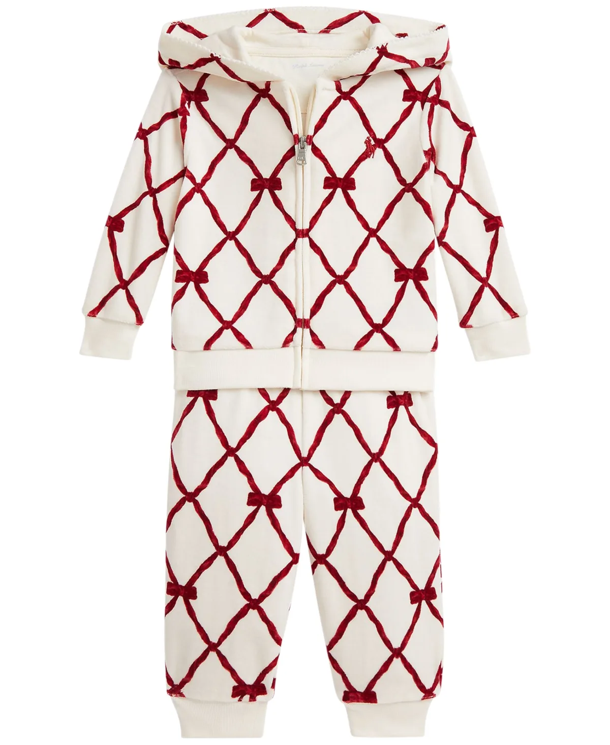 Velour Hoodie and Jogger Pants, 2-Piece Set by Polo Ralph Lauren
