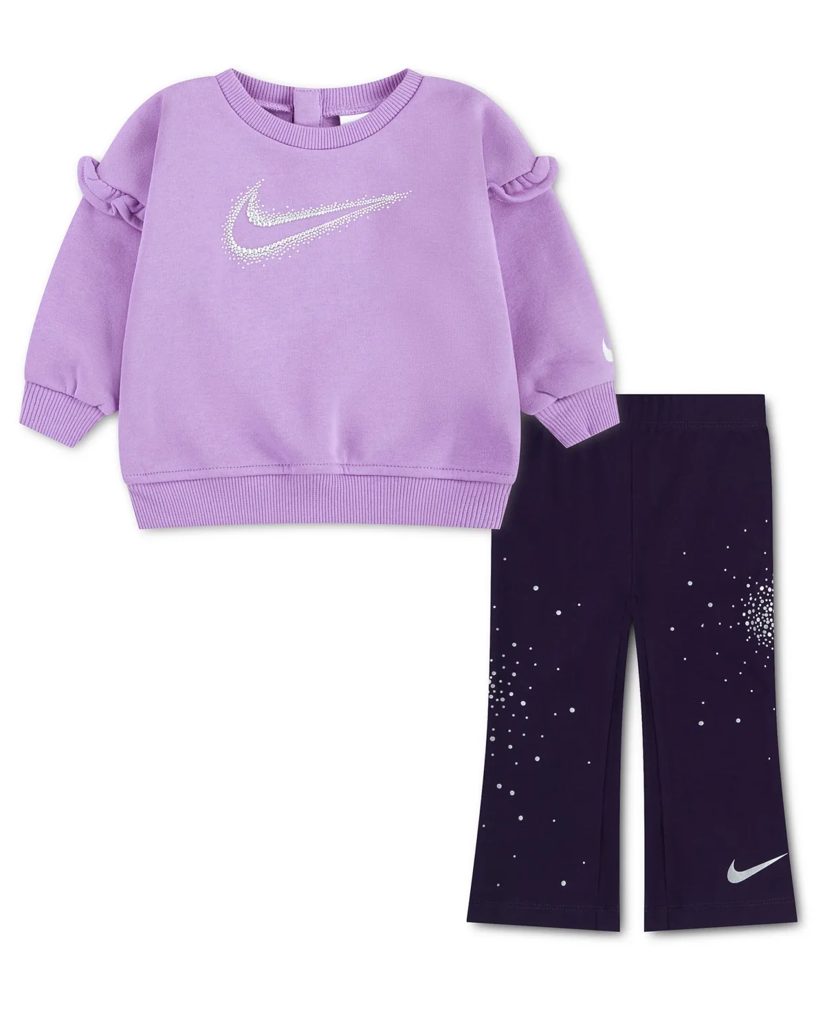 Ruffle Long-Sleeve Flare Top and Leggings, 2-Piece Set by Nike