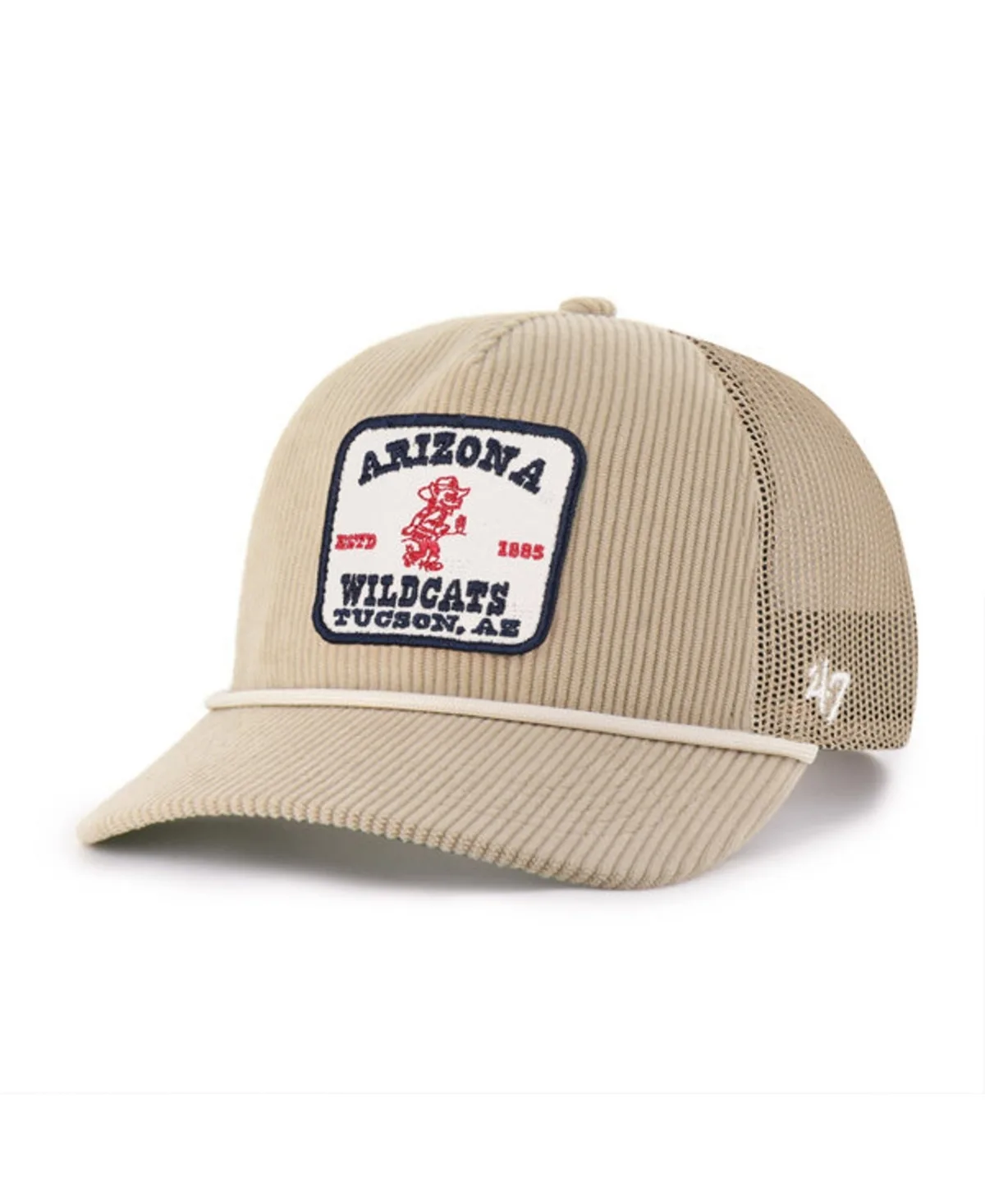 Arizona Wildcats Cordlandia Hitch Adjustable Hat by 47 Brand