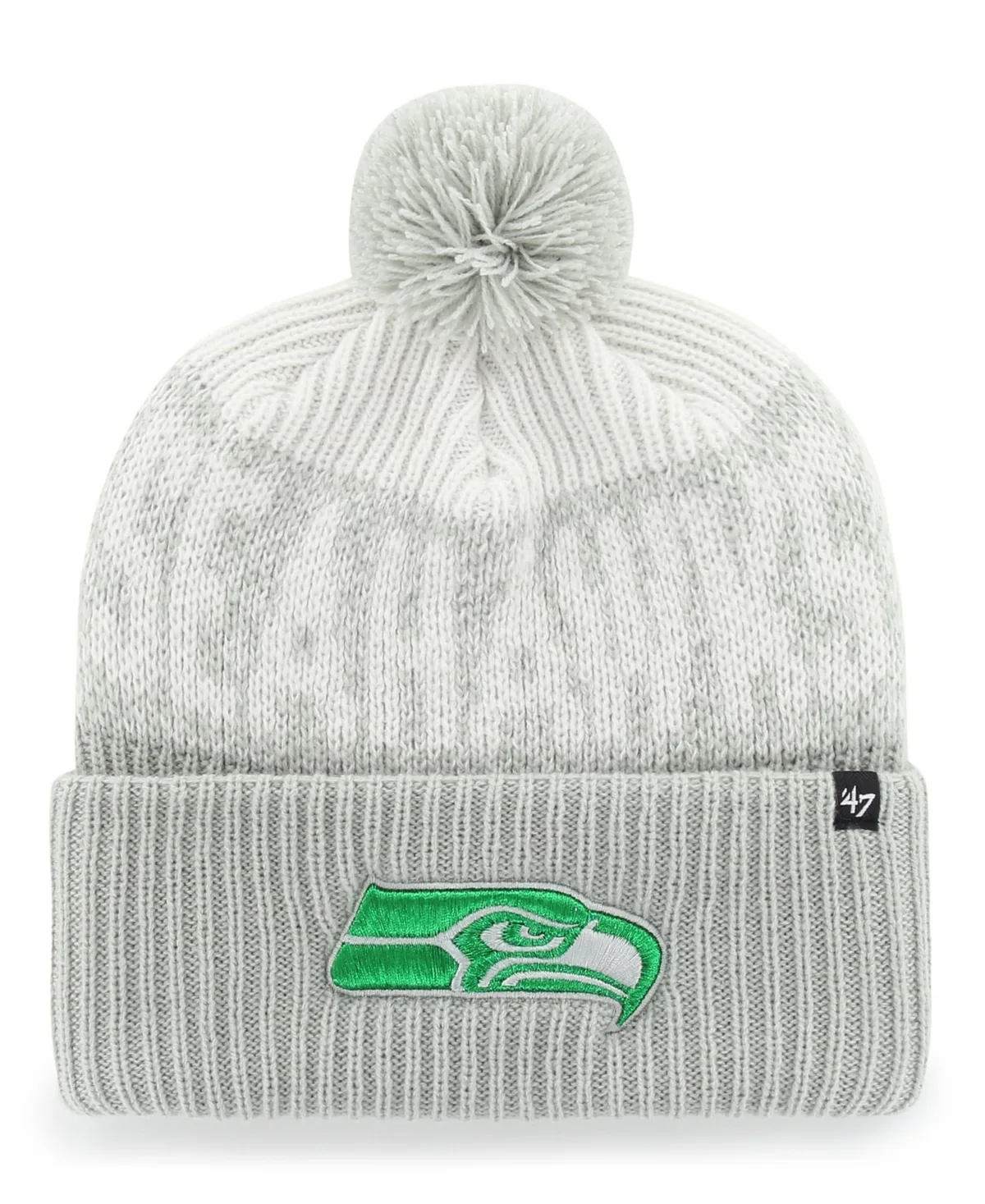 Seattle Seahawks Rivalries Collection Bone Chill Cuffed Pom Knit Hat
