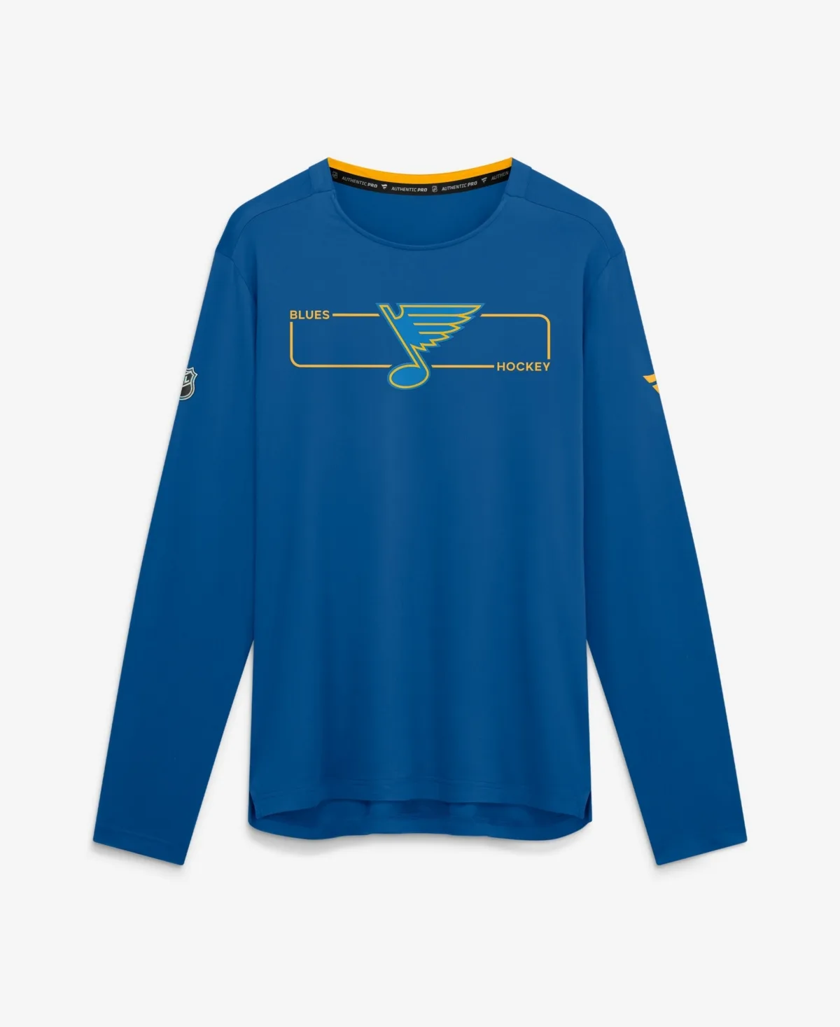 St. Louis Blues Authentic Pro Rink Tech Long Sleeve T-Shirt
