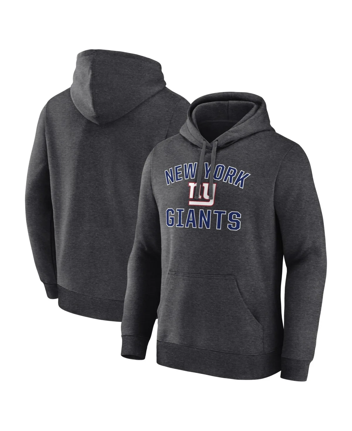 New York Giants Arch Victory Classic Fit Fleece Hoodie by Logo Athletic