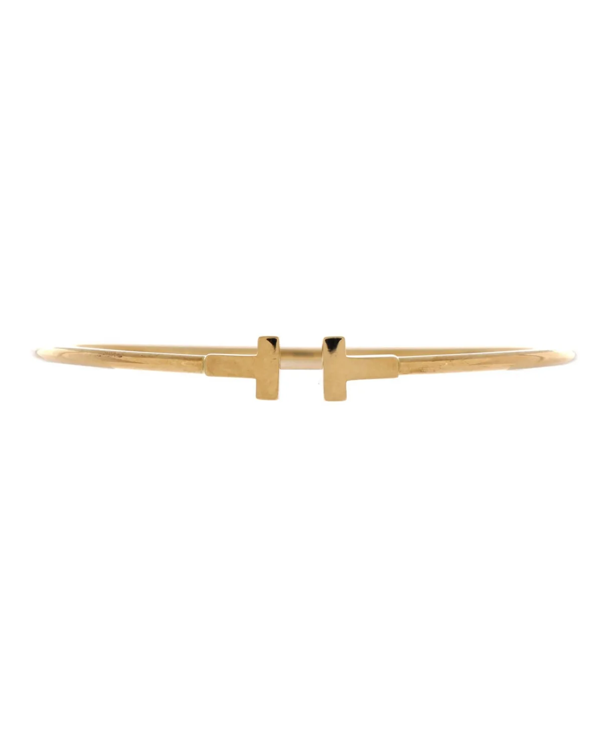 Pre-Owned T Wire Bracelet - 18k Yellow Gold by Tiffany & Co.