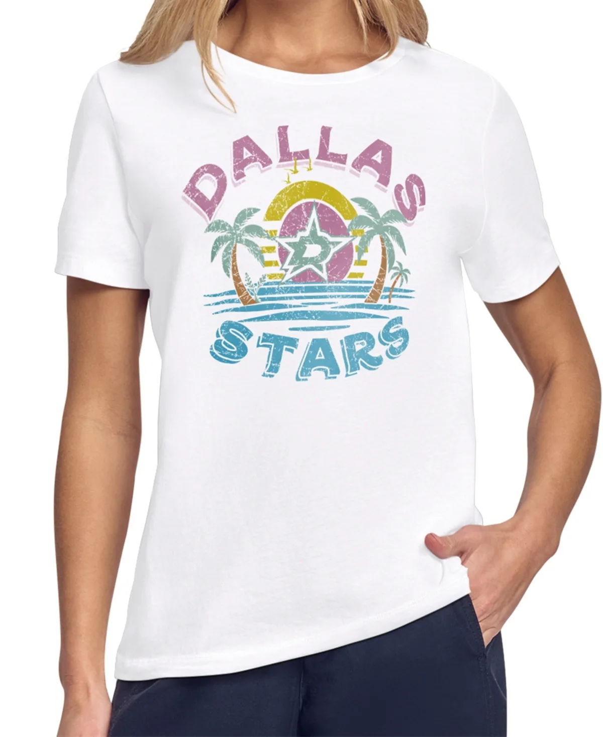 Dallas Stars Tonal Beach T-Shirt by Starter