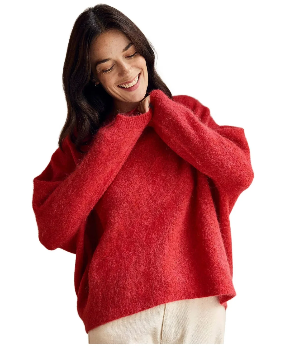 Crew Neck Alpaca Sweater by Celtic & Co