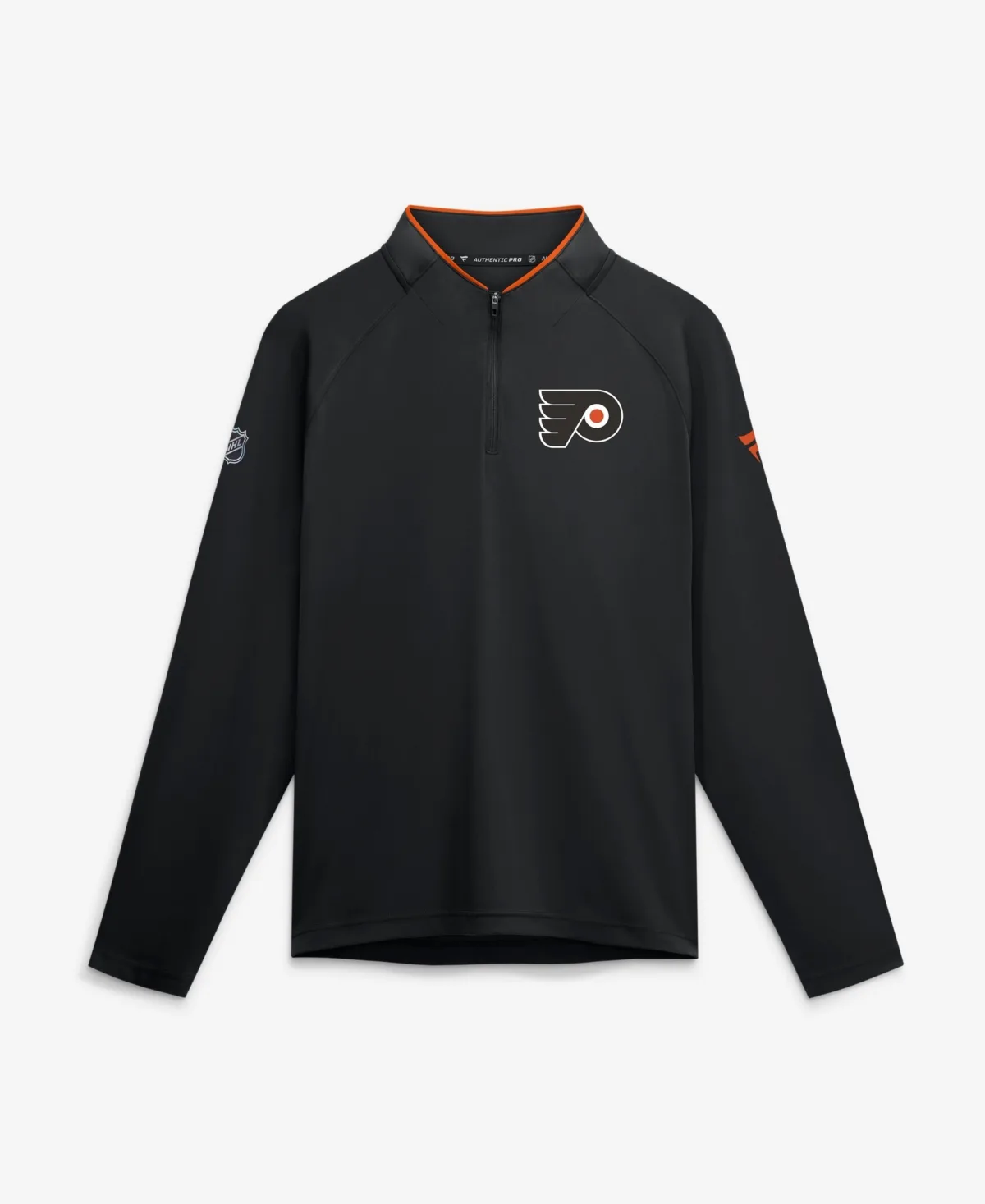Philadelphia Flyers Authentic Pro Rink Lightweight Quarter-Zip Pullover by Fanatics