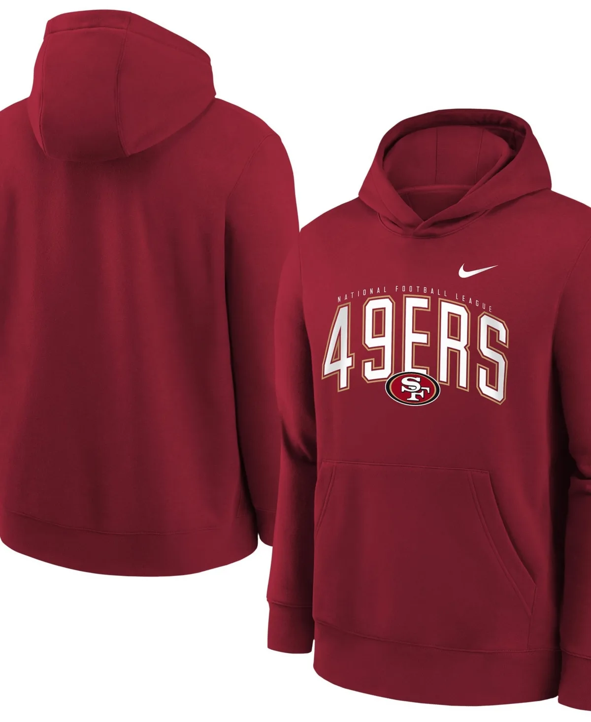 San Francisco 49ers Logo Arch Fleece Hoodie by Nike
