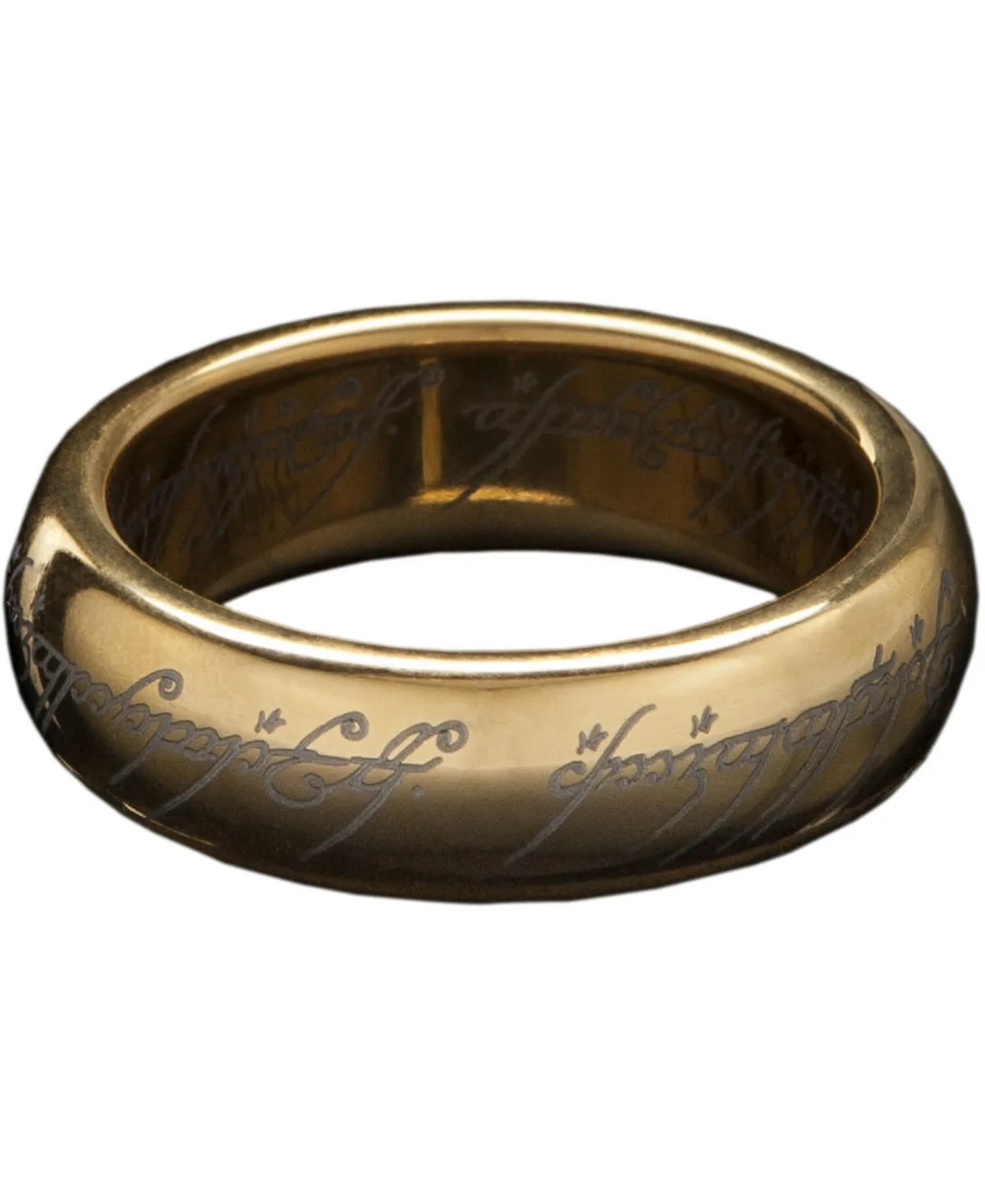 Lord of the Rings Lotr the One Ring (gold Plated Tungsten with Elvish Runes) by Weta Workshop