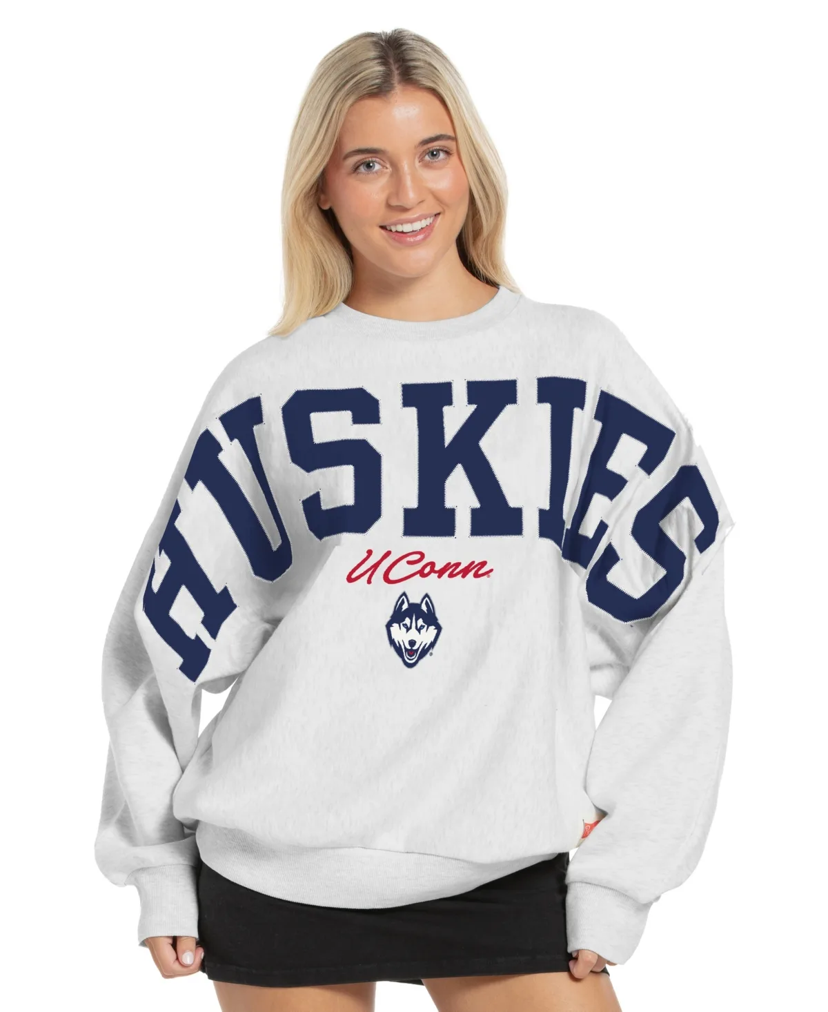 UConn Huskies Flannigan Oversized Fleece Sweatshirt