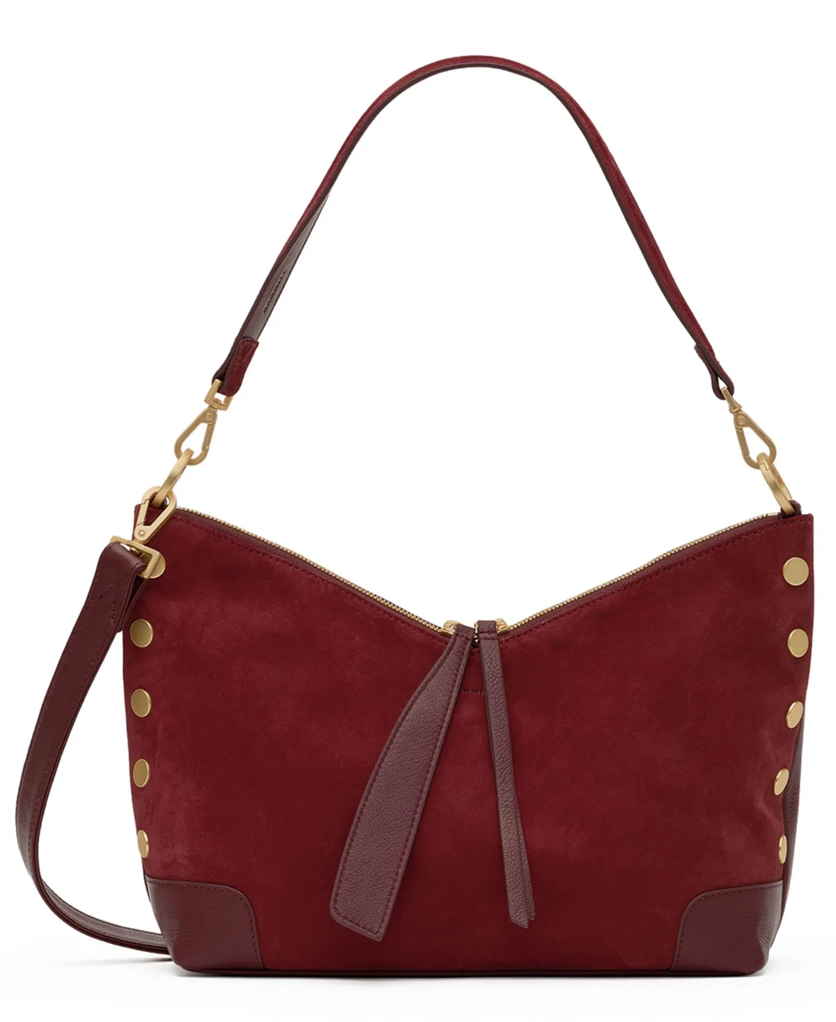 Grace Medium Suede and Leather Shoulder Handbag by Hammitt