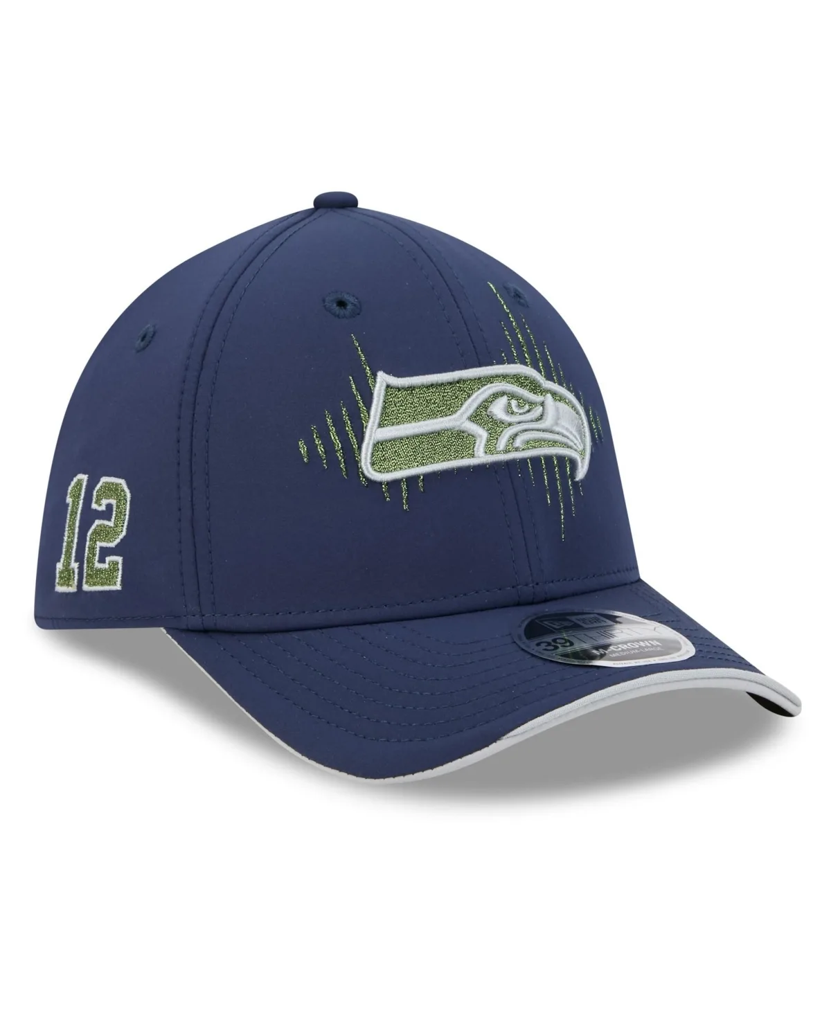 Seattle Seahawks Rivalries Collection 39THIRTY M-Crown Stretch Hat by New Era