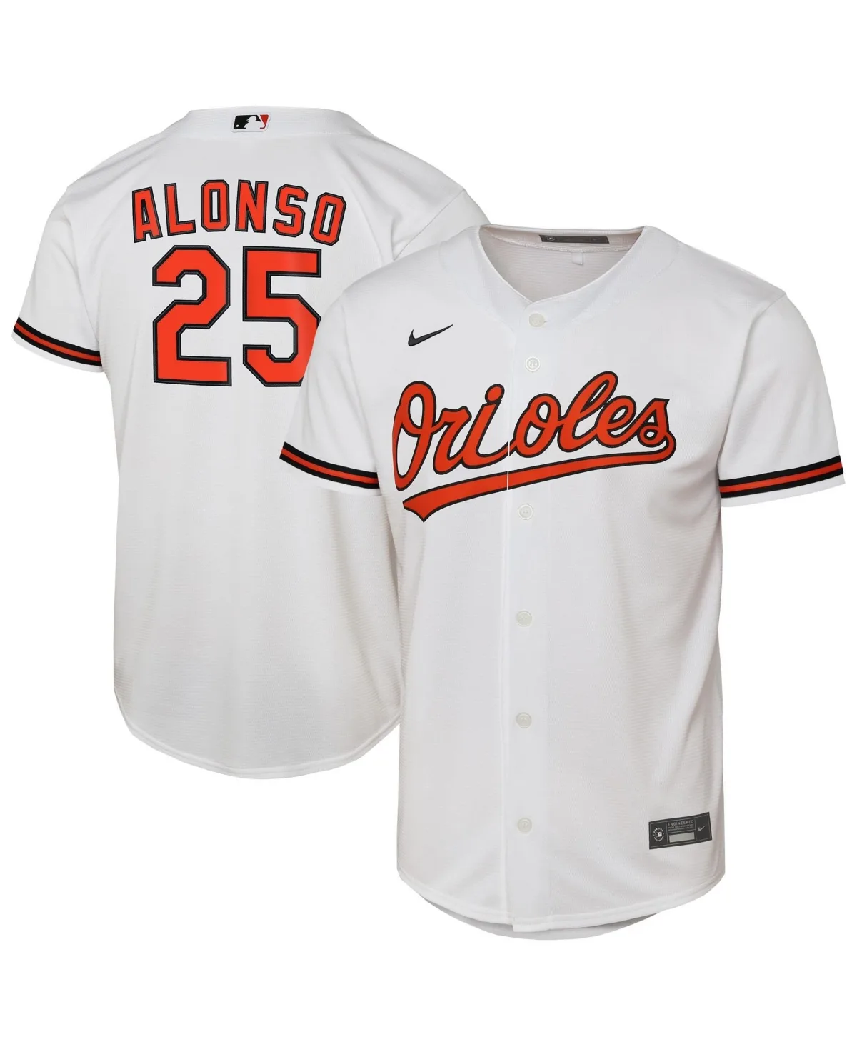 Pete Alonso Baltimore Orioles Home Baseline Jersey by Nike