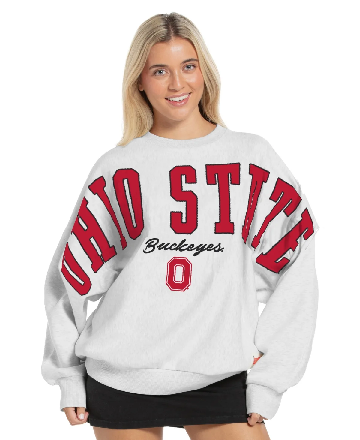 Ohio State Buckeyes Flannigan Oversized Fleece Sweatshirt