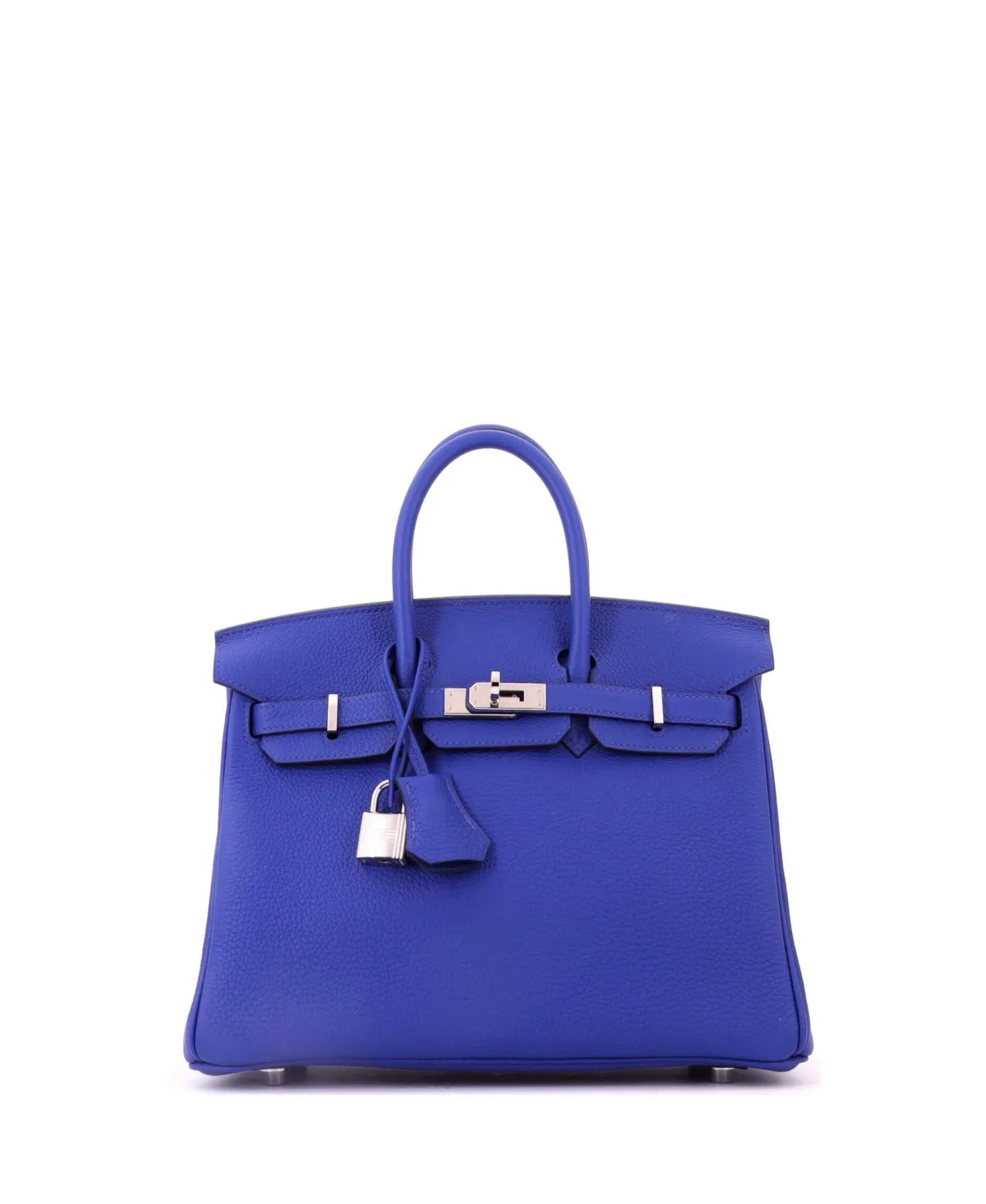 Pre-Owned Hermes Birkin 25 Handbag Togo with Palladium Hardware by Hermes