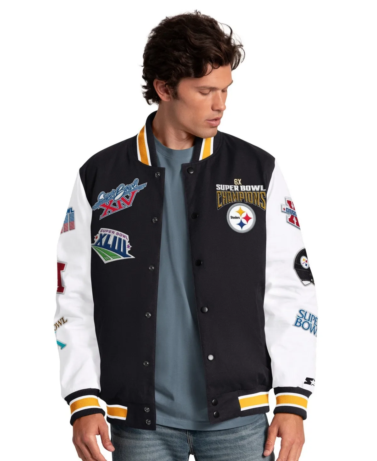 Pittsburgh Steelers Playoffs Varsity Full-Snap Jacket