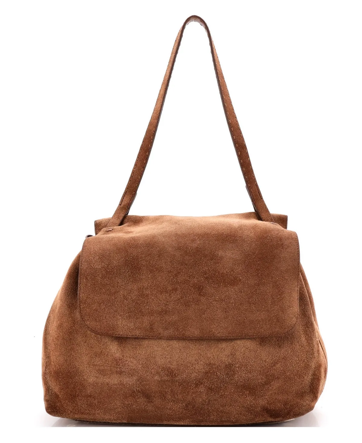 Pre-Owned the Row Medium Top Handle 14 Bag Suede by Pre Owned the Row