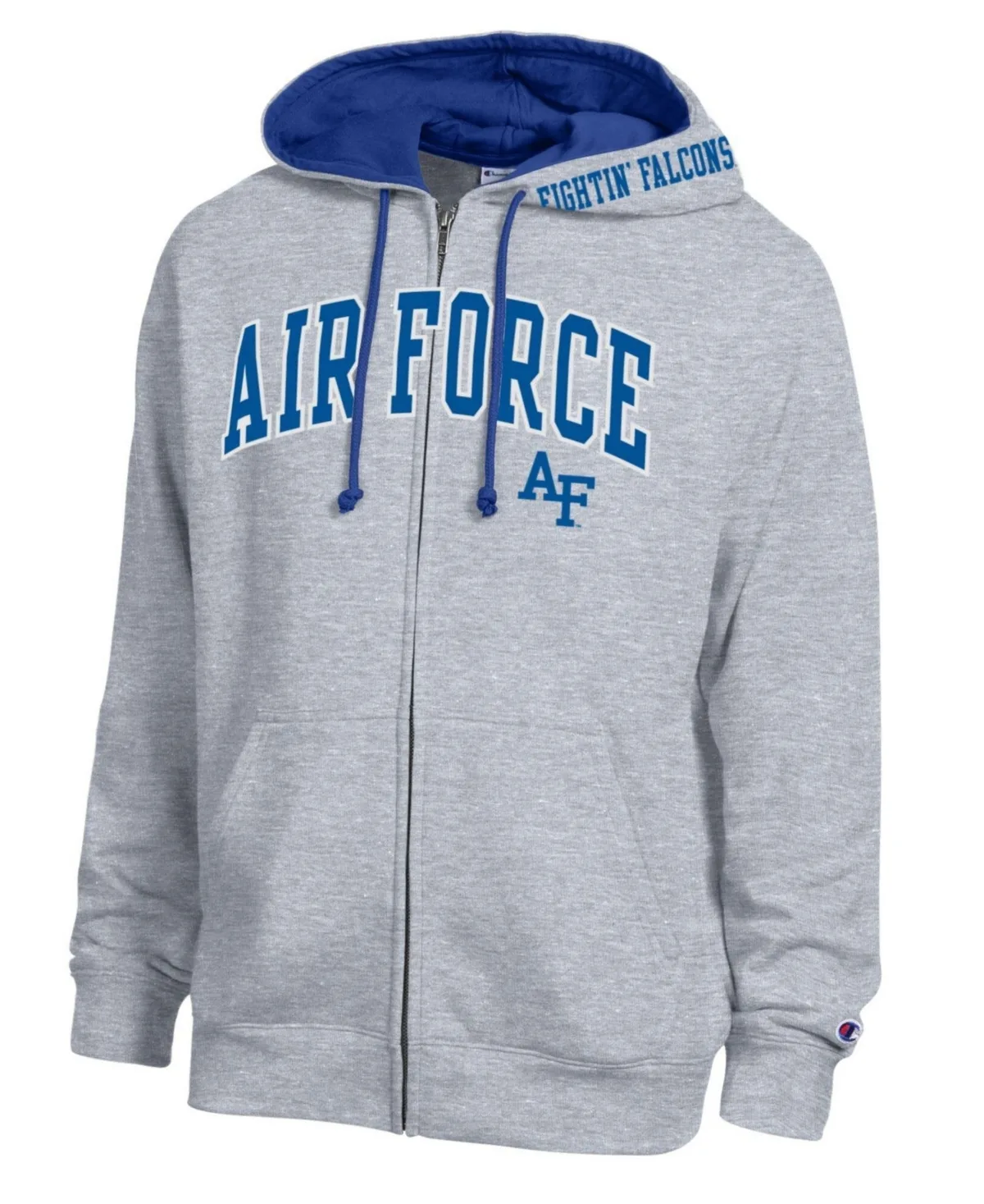 Air Force Falcons Arch Logo Full-Zip Fleece Hoodie by Champion
