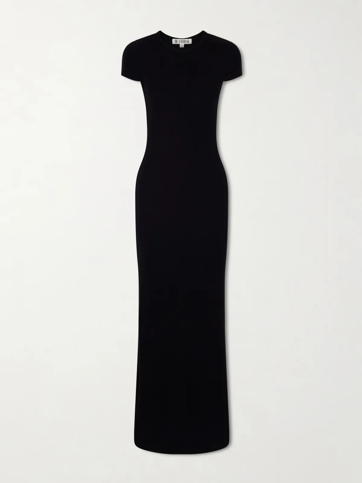 - Ribbed Jersey Maxi Dress -