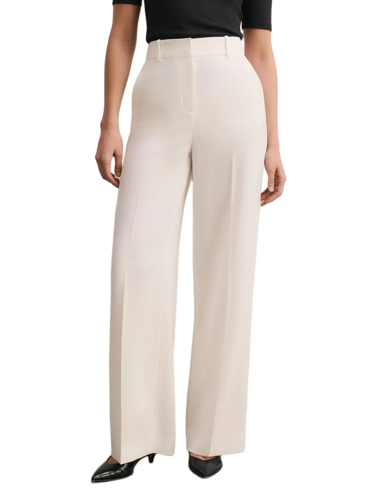 Adelaide Clever Crepe Wide Leg Trousers