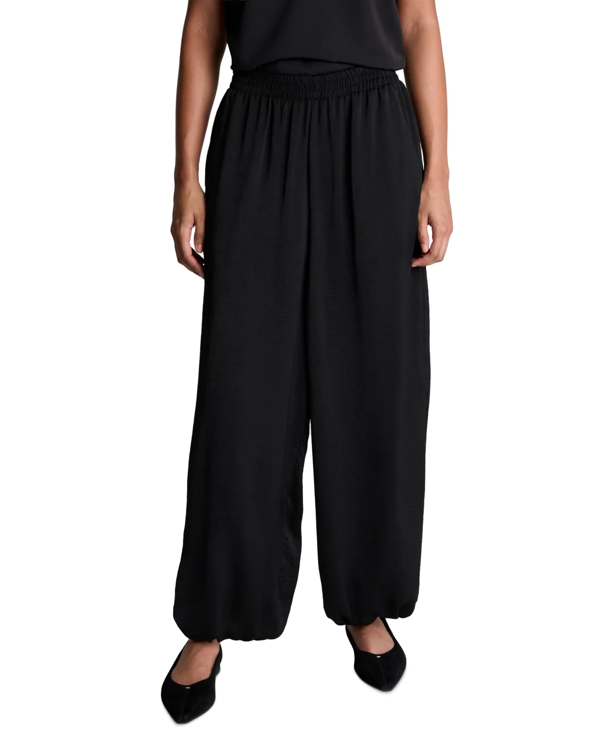 Balloon Leg Pull-On Pants by Kenneth Cole