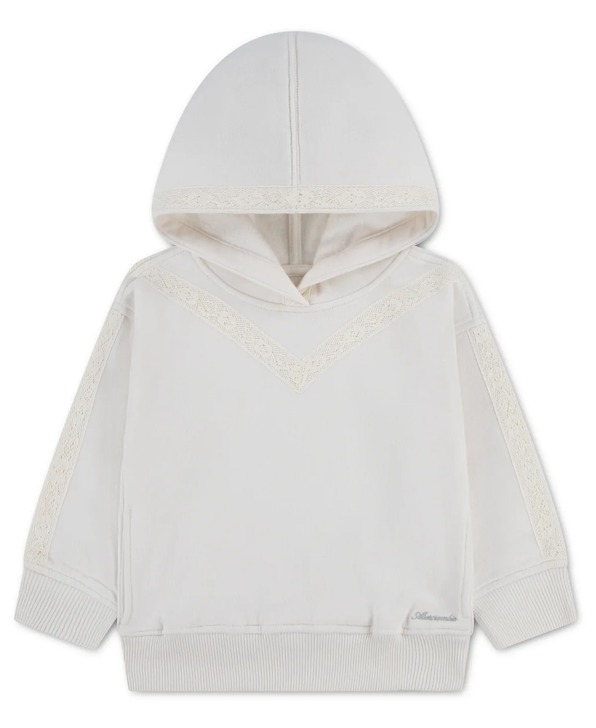 Lace Trimmed Hoodie by Abercrombie Kids