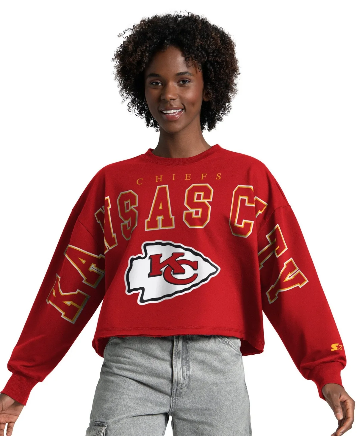Kansas City Chiefs Bleachers Cropped Sweatshirt