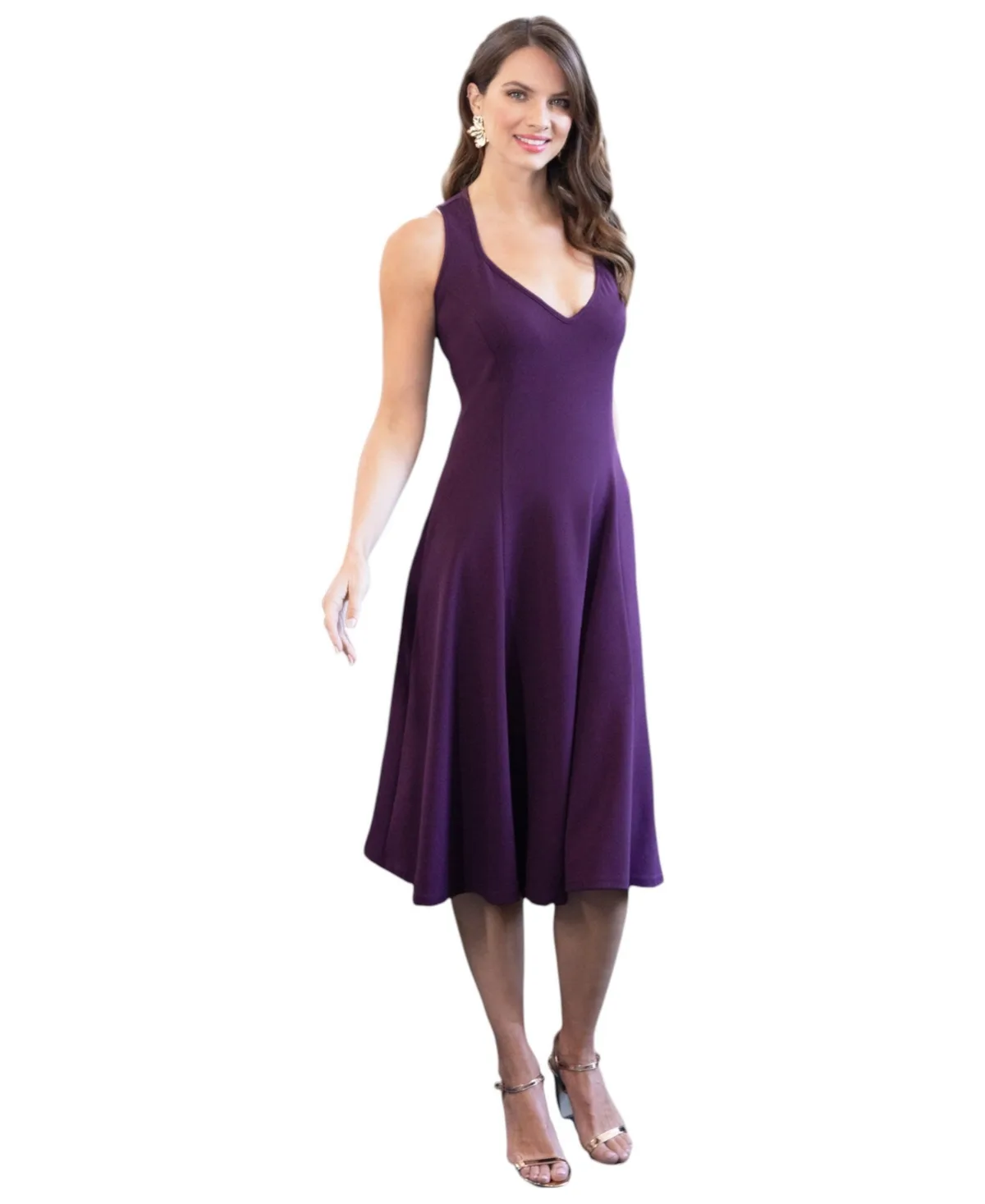 Sleeveless A-Line Dress by Hotsquash London