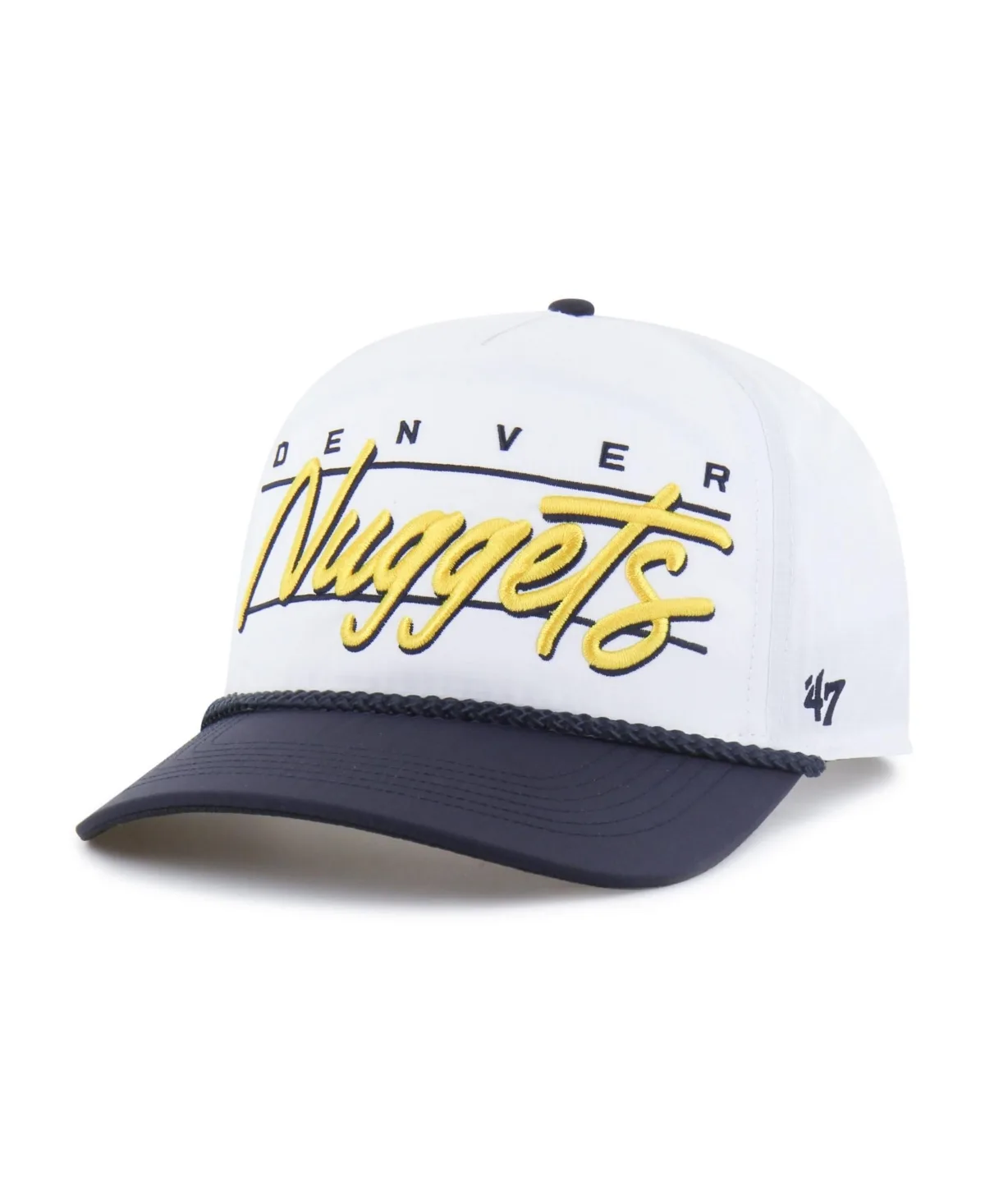 Denver Nuggets Brrr Condor Two-Tone Hitch Rope Adjustable Hat by 47 Brand