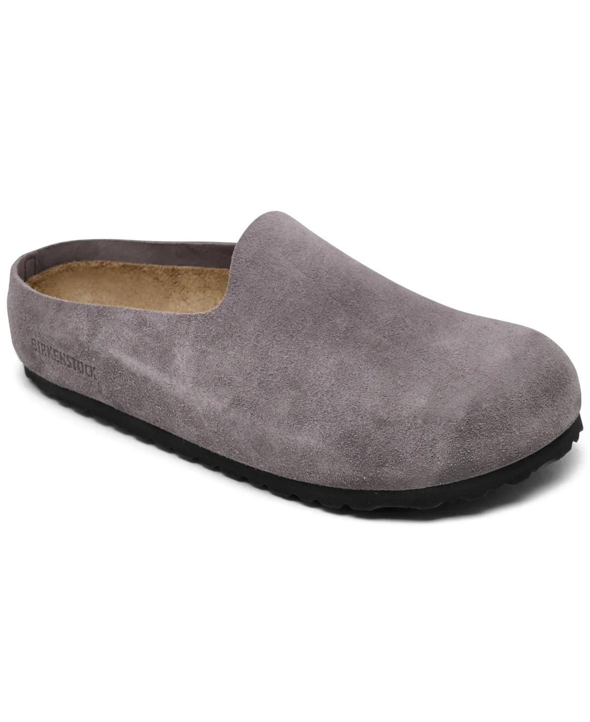 Amsterdam Wrapped Arch Support Suede Round Toe Clogs by Birkenstock
