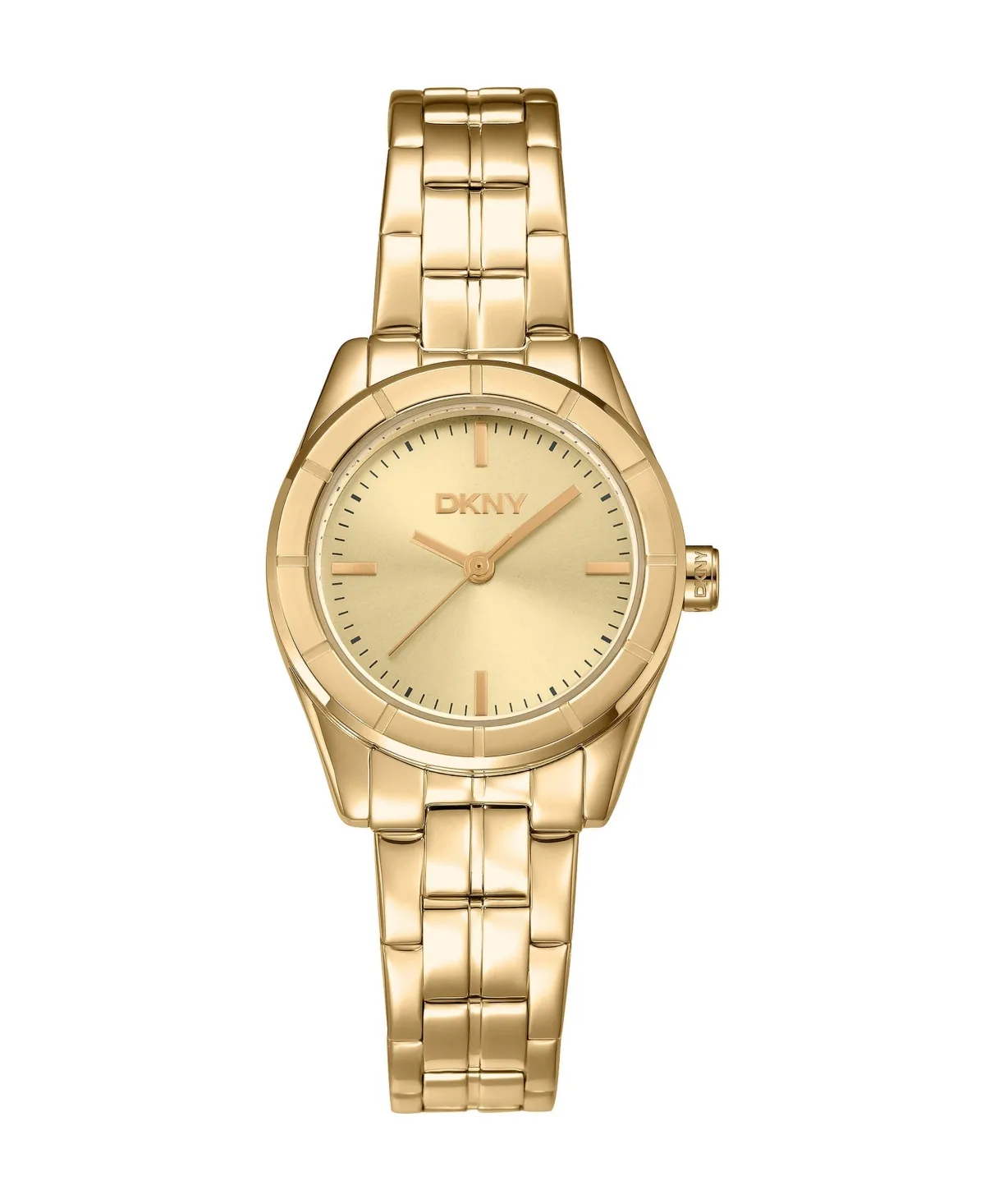 Quartz Gold Stainless Steel Watch, 28mm