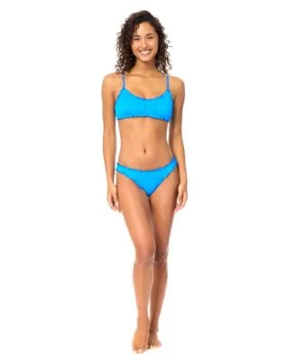 Harlow Scoop Neck Swim Bikini Top Eli High Waist Swim Bottoms by Raisins