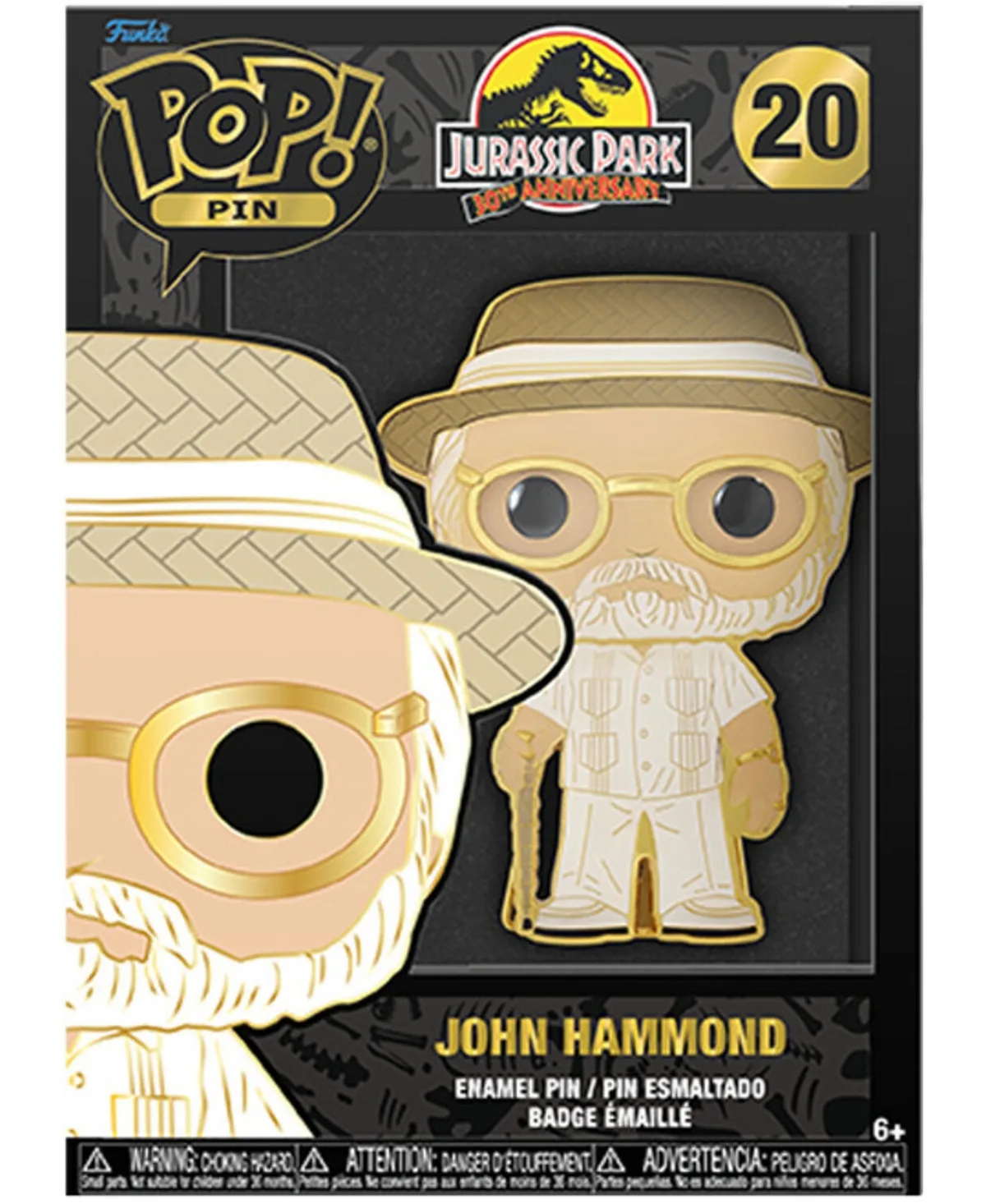 Funko Pop Pins Movies Jurassic Park - John Hammond by Funko