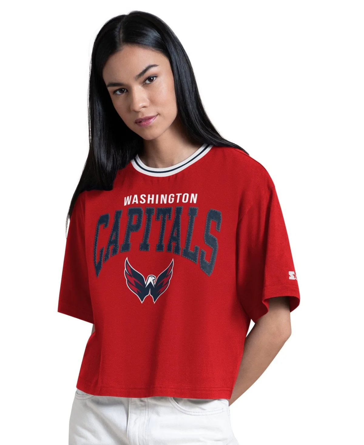Washington Capitals Ace Cropped T-Shirt